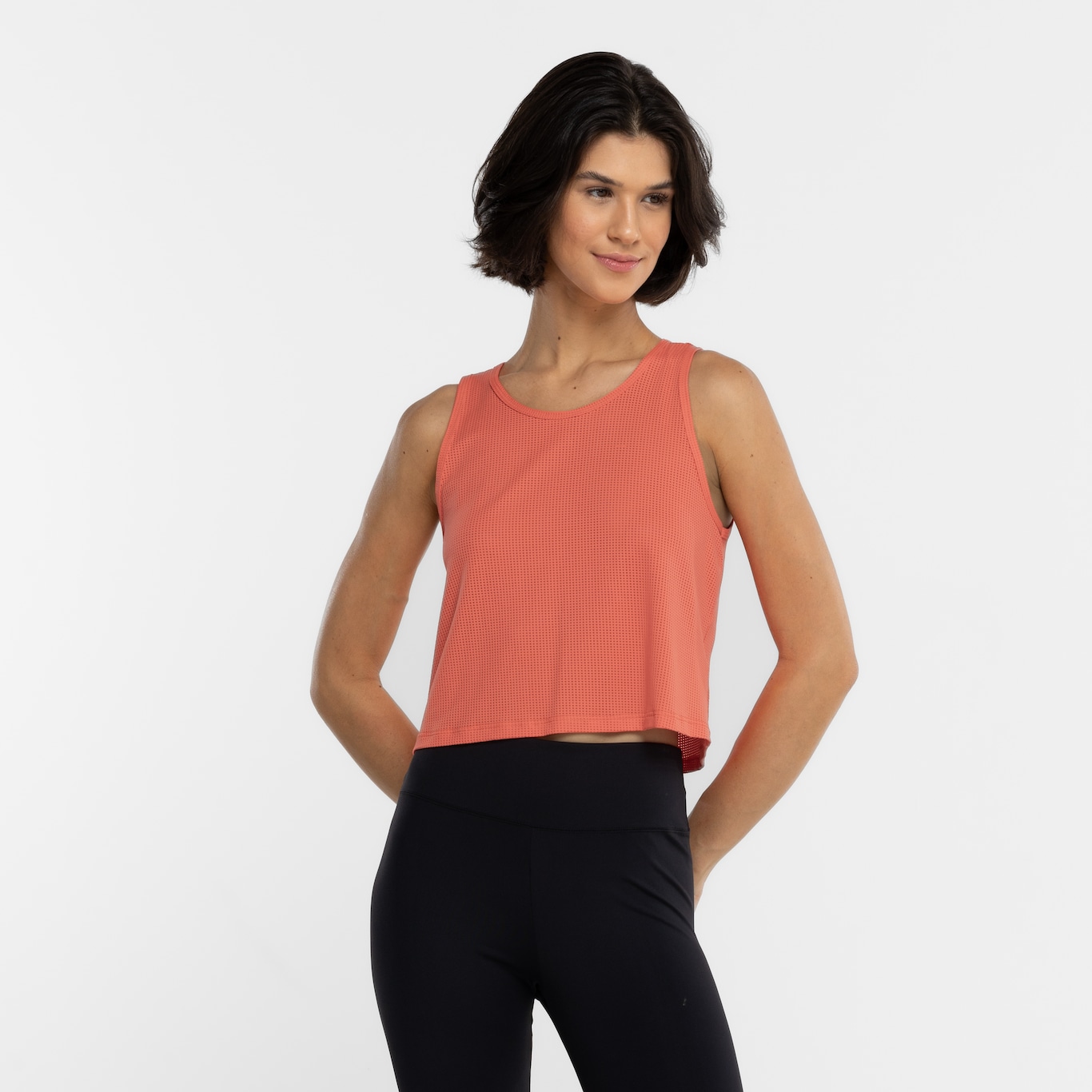 Camiseta Regata Cropped Feminina Oxer Telada - Foto 5