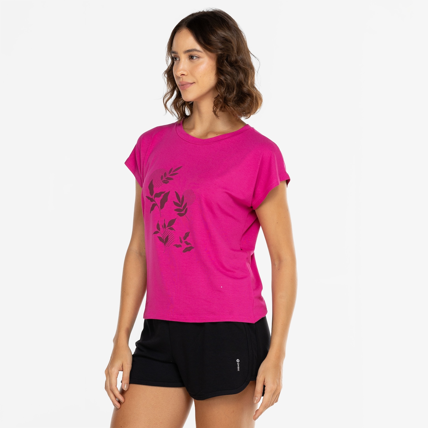 Camiseta Feminina Oxer Manga Curta Solar Estampada - Foto 4