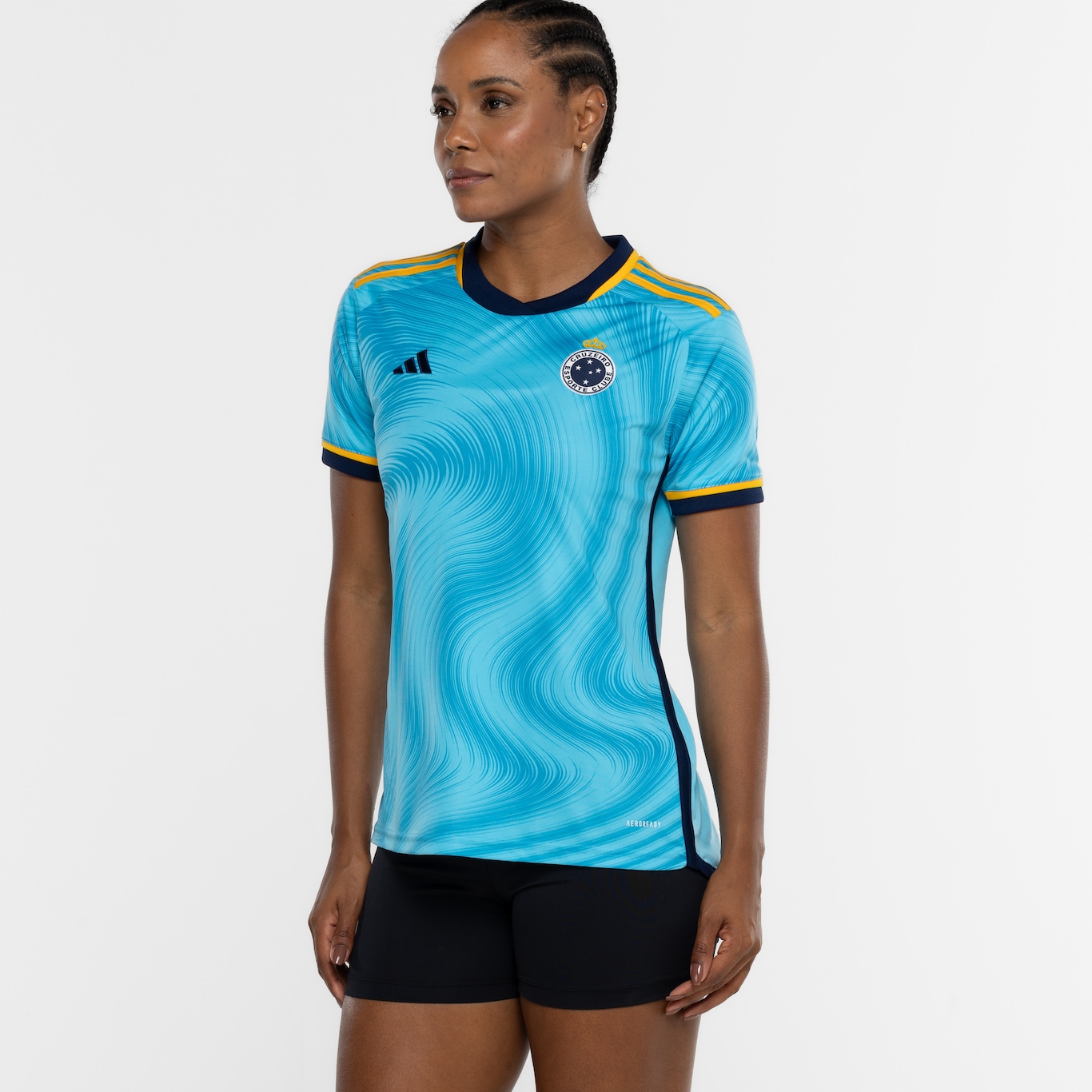 Camisa do Cruzeiro III 23 adidas Feminina Torcedor - Foto 5