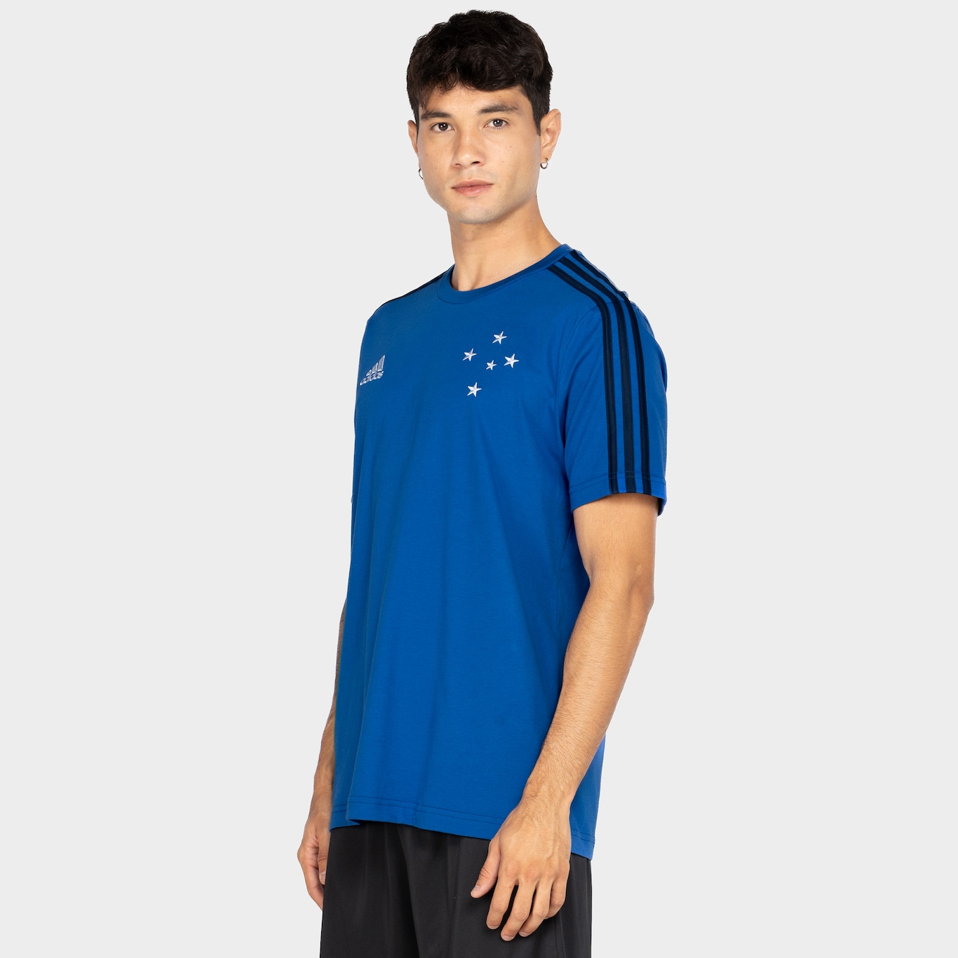 Camiseta do Cruzeiro adidas Masculina DNA - Foto 5