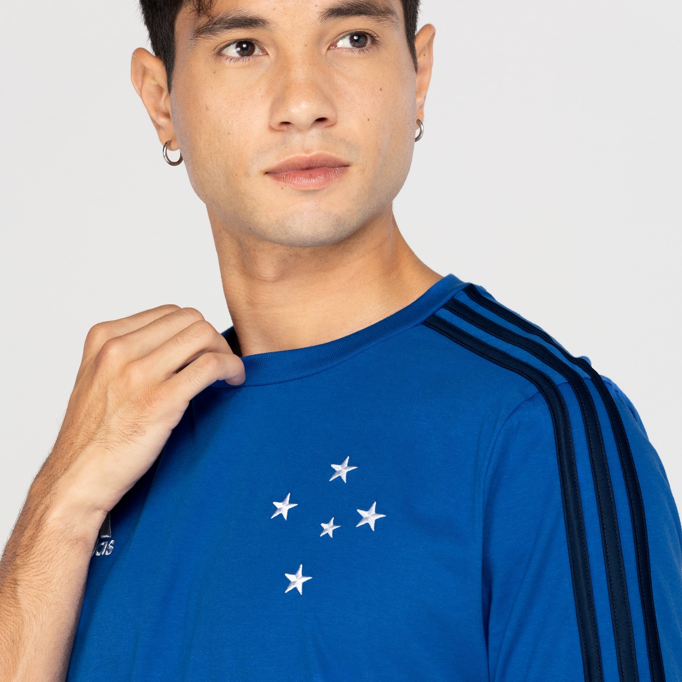 Camiseta do Cruzeiro adidas Masculina DNA - Foto 6