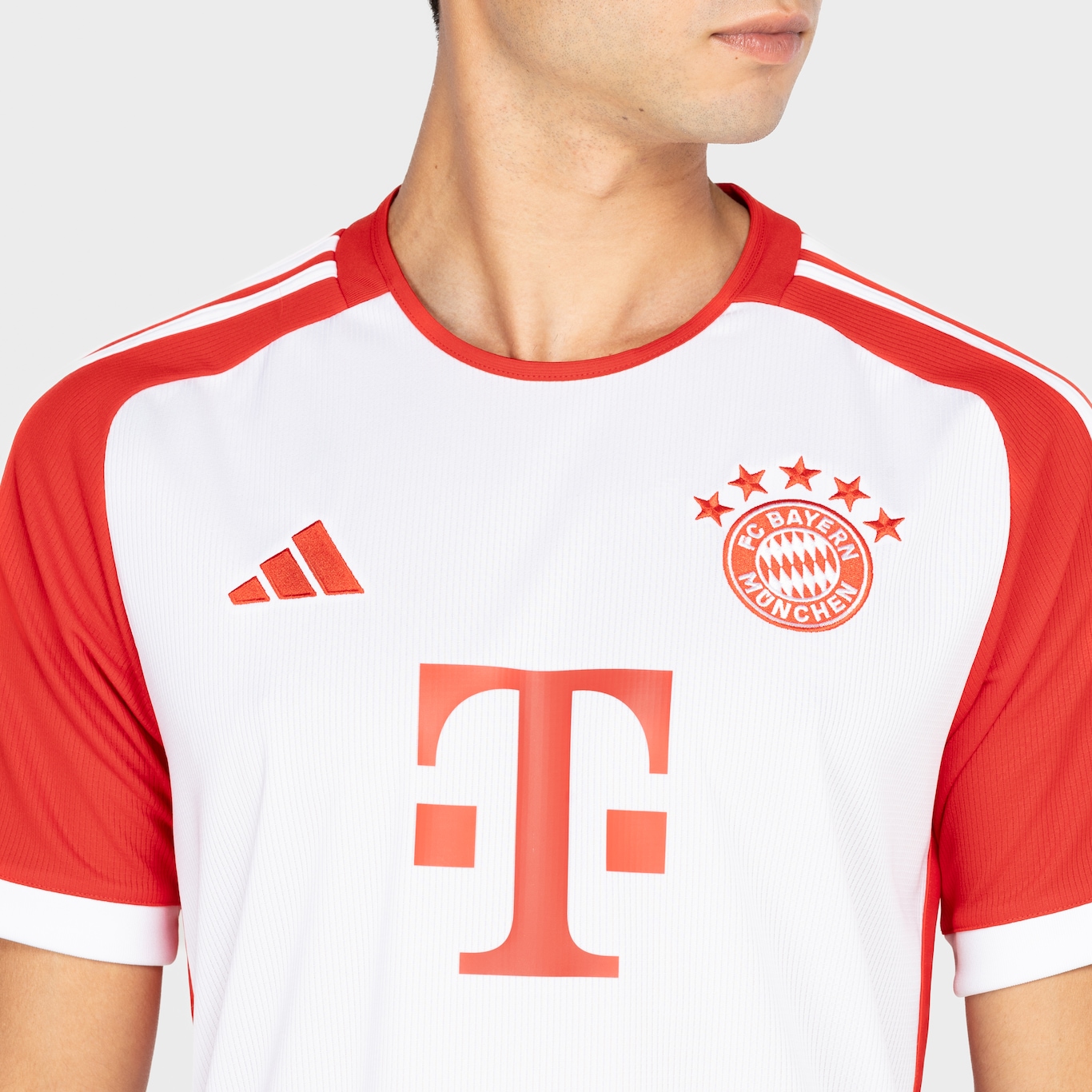 Camisa do Bayern de Munique I 23 adidas Masculina Torcedor - Foto 6