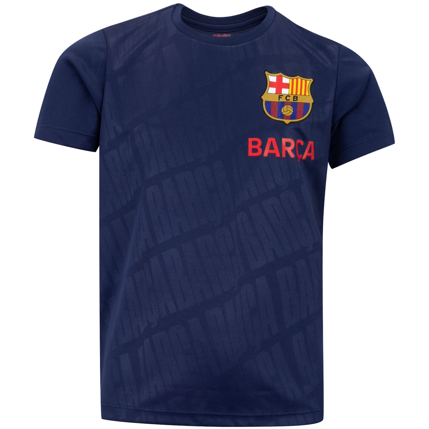 Camiseta Barcelona Infantil Embossed - Foto 1