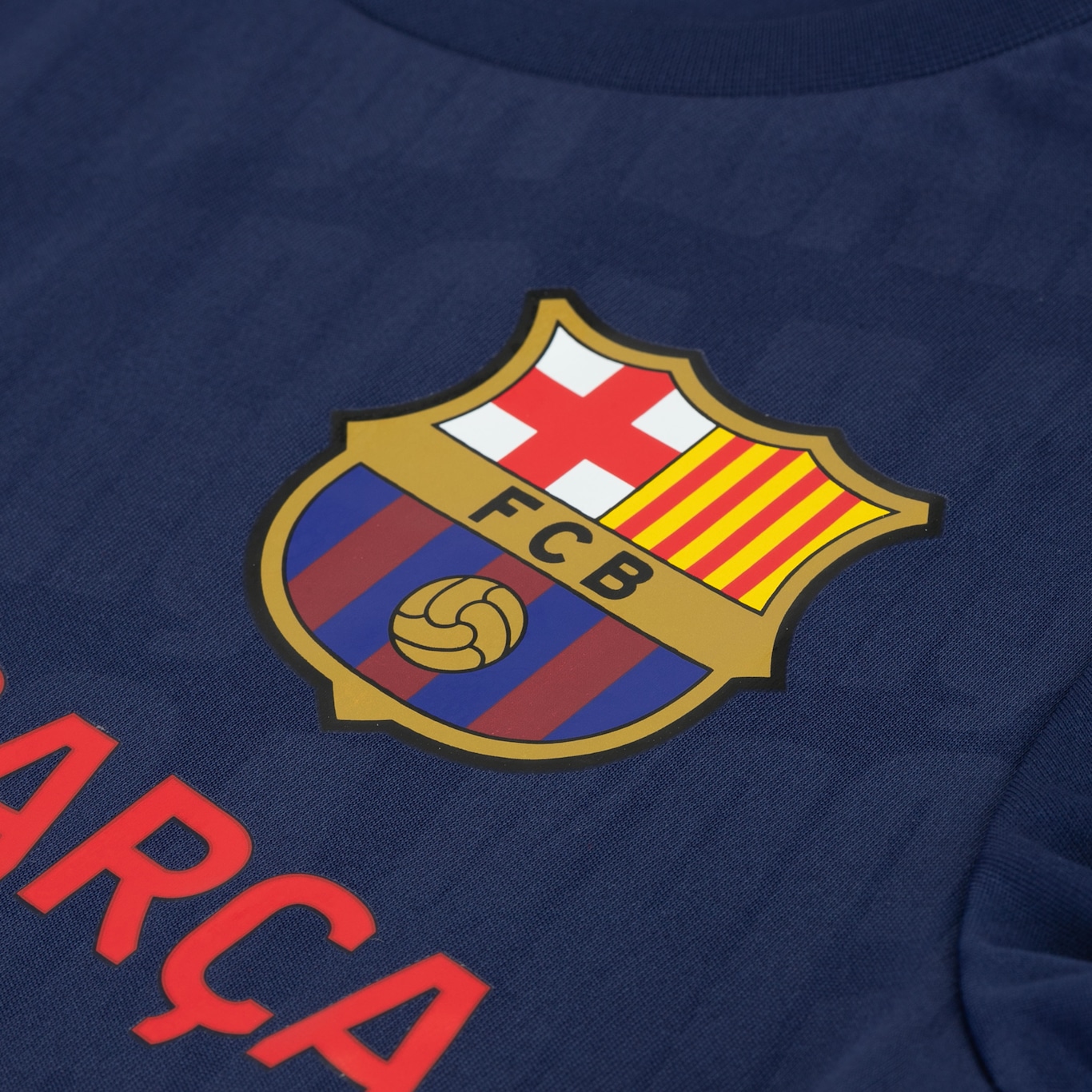 Camiseta Barcelona Infantil Embossed - Foto 4