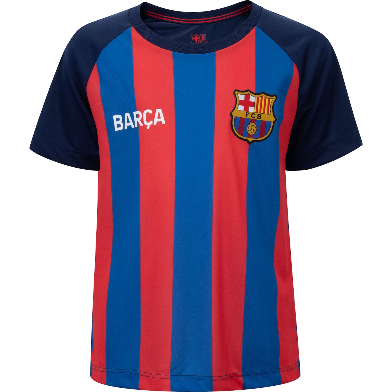 Kit de Uniforme Barcelona Infantil Camiseta + Calção - Foto 2