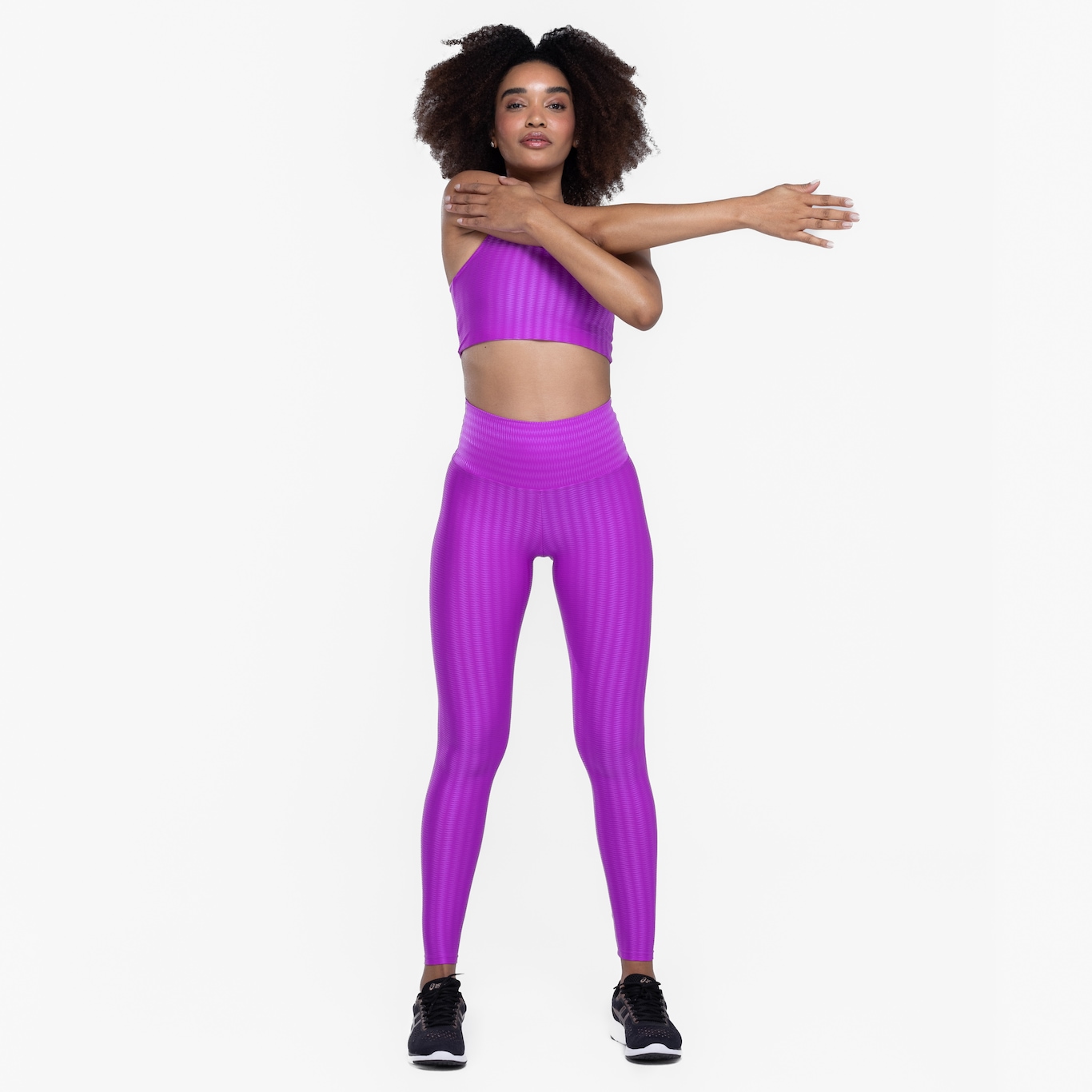 Calça Legging Feminina Oxer New Zig Média Compressão Cós Alto - Foto 5