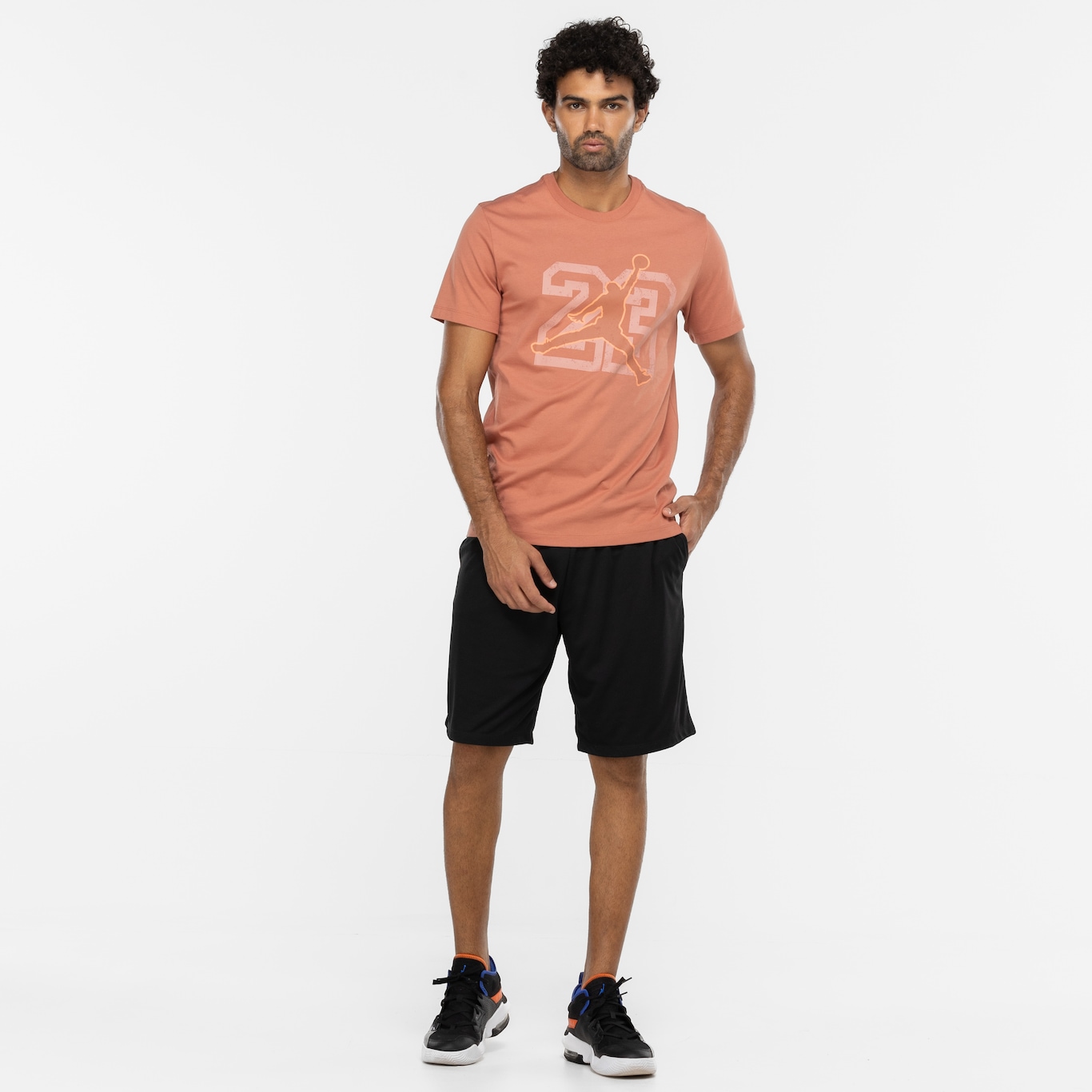 Camiseta Masculina Nike Jordan Basquete Flt Essentials Ss Crew - Foto 4