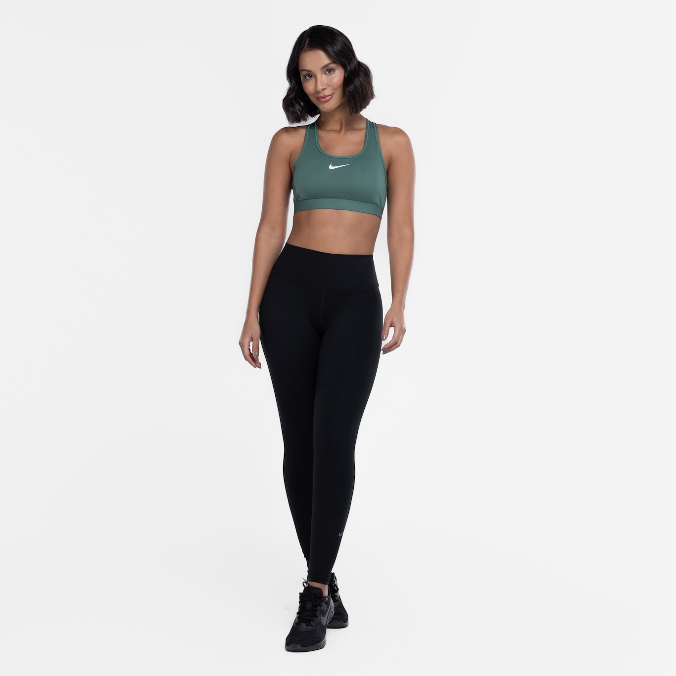 Top Fitness com Bojo Nike Média Sustentação Swoosh Sport - Foto 4