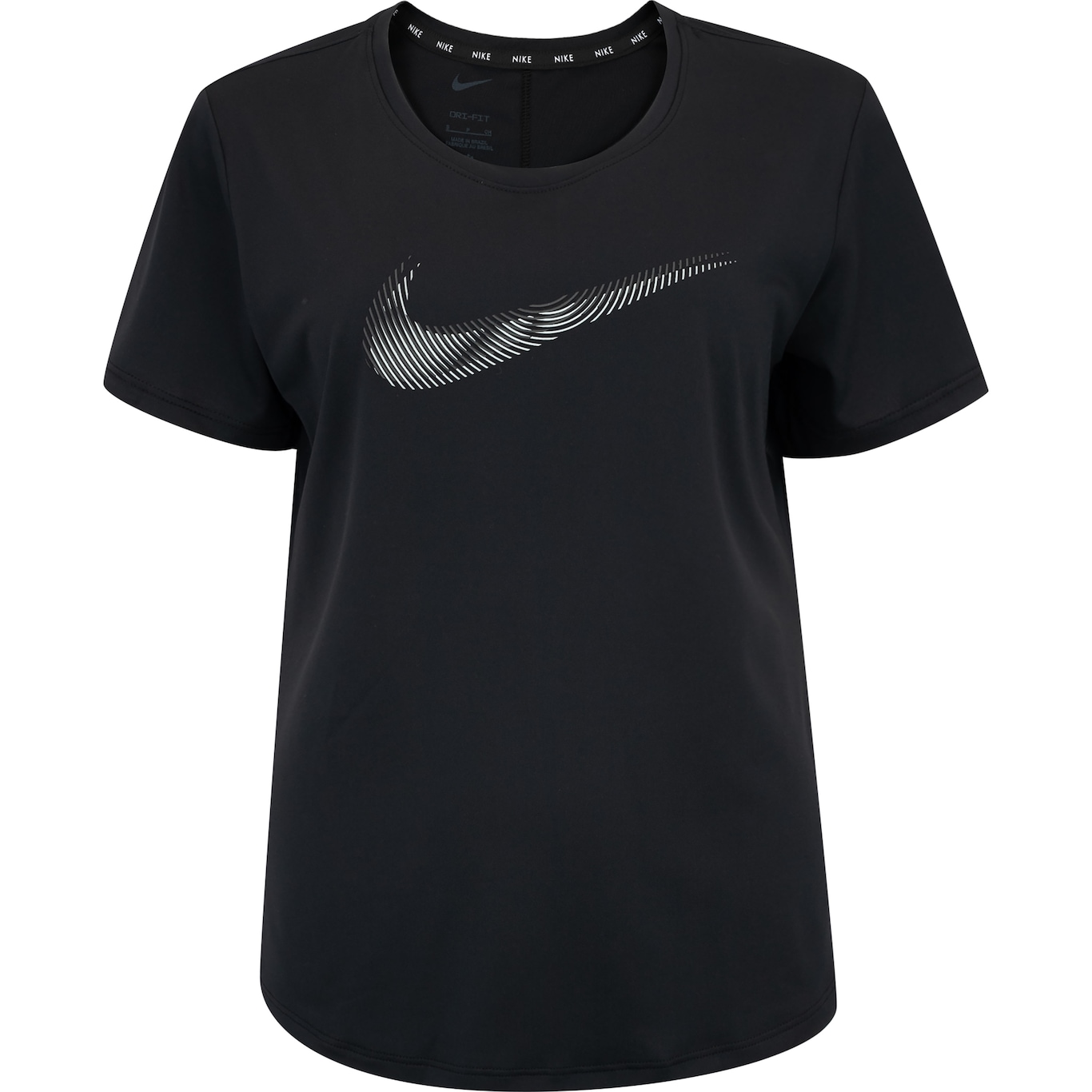 Camiseta Feminina Nike Dri-Fit Swoosh Hbr SS - Foto 1