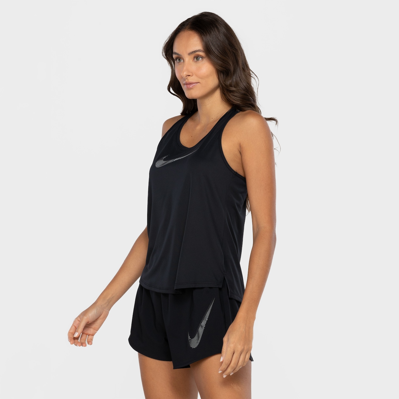 Camiseta Regata Feminina Nike Dri-Fit Swoosh HBR em Promoção