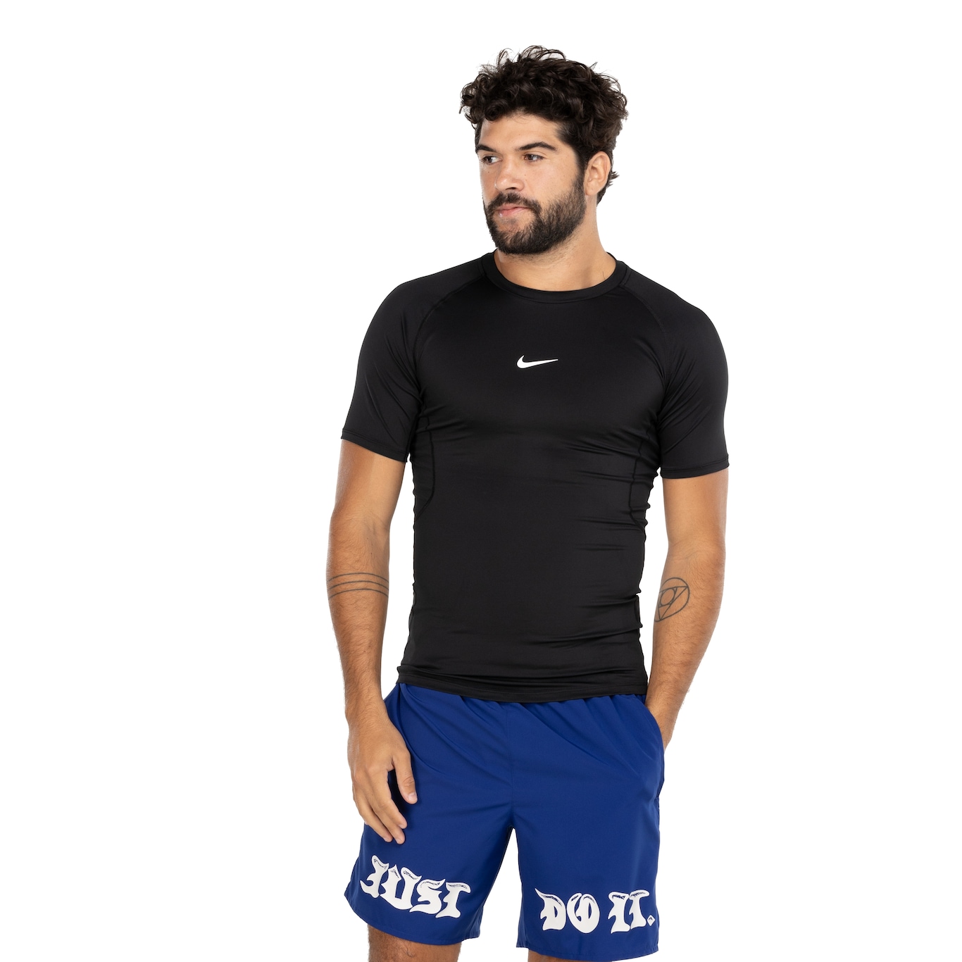 Camiseta Masculina Nike Np Dri-Fit Tight Top SS - Foto 1