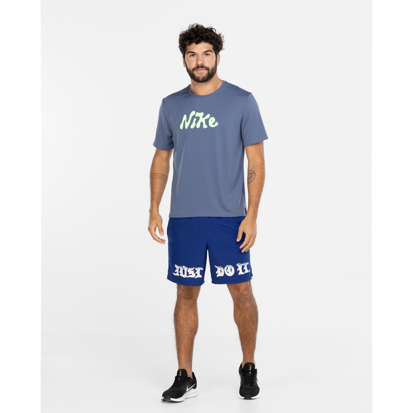 Camiseta Masculina Nike Dri-Fit UV S72 Miler SS - Foto 4