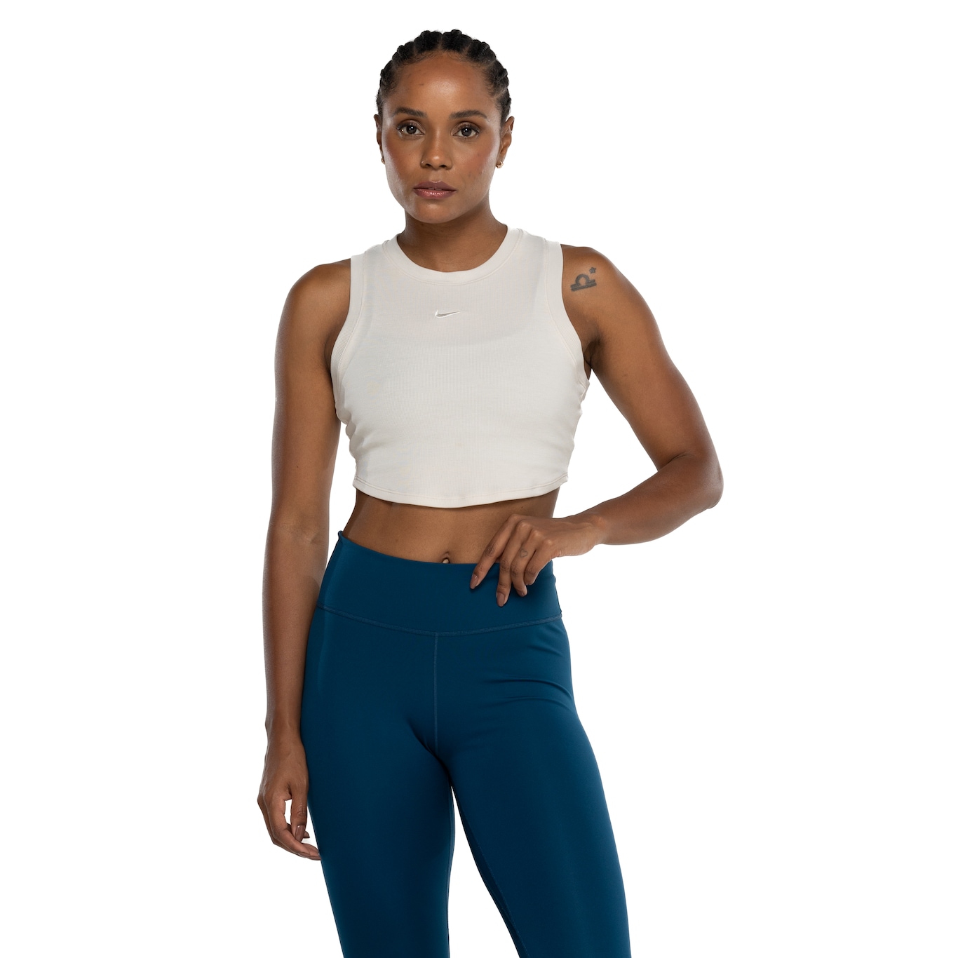 Blusa Cropped Regata Feminina Nike Sportswear Essentials - Video 1