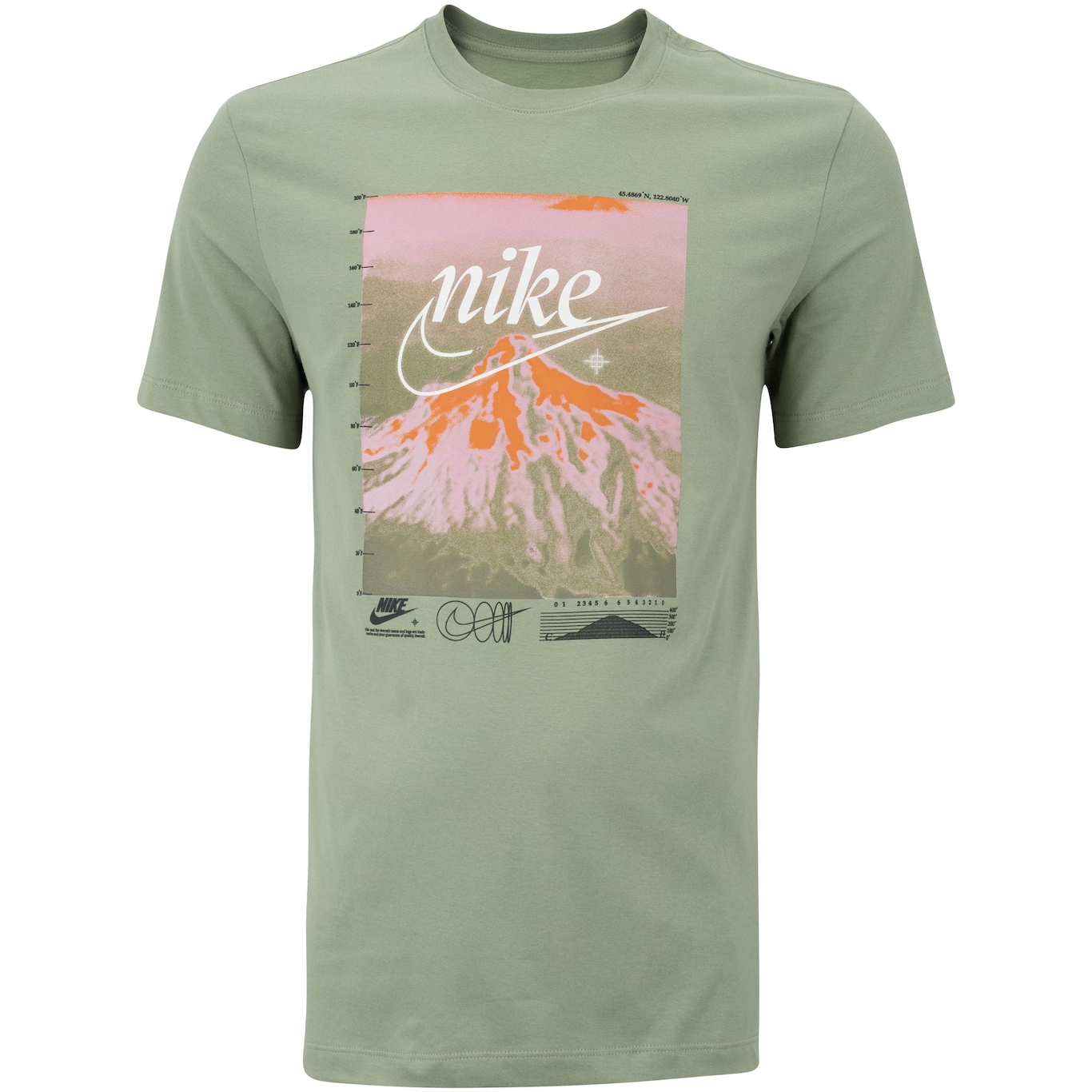 Camiseta Masculina Nike Manga Curta Sportswear Oc Pk2 - Foto 6