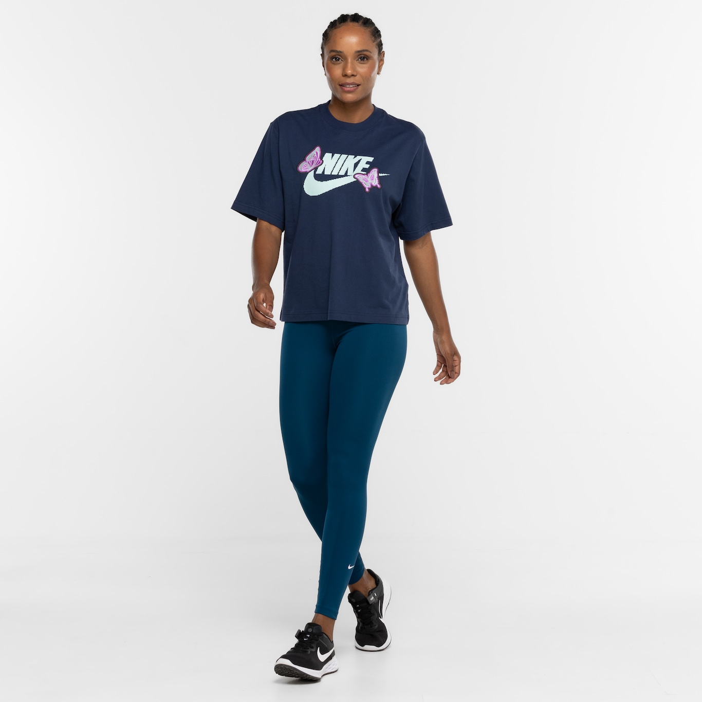 Camiseta Feminina Nike Manga Curta Sportswear Oc 1 Boxy - Foto 4