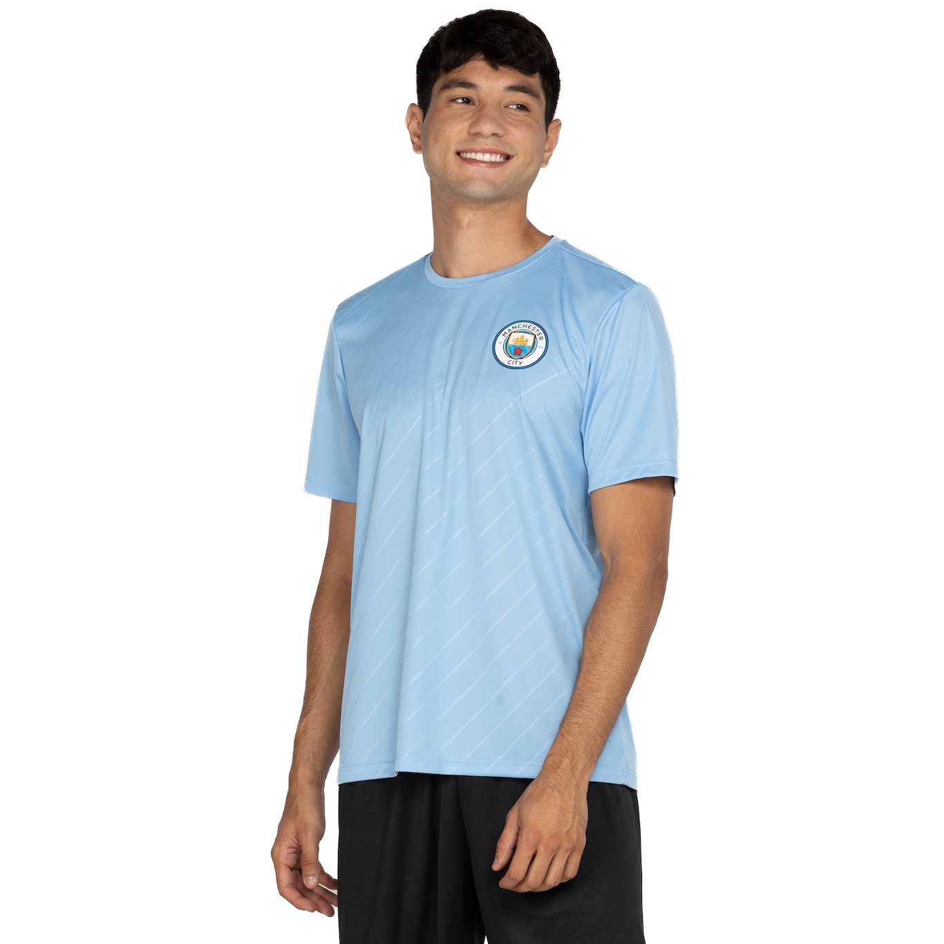 Camiseta Manchester City Masculina Embossed - Video 1