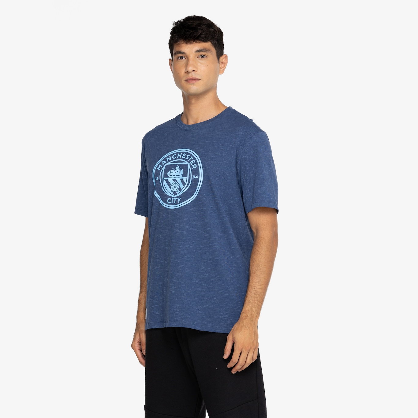 Camiseta do Manchester City Masculina Escudo - Foto 4