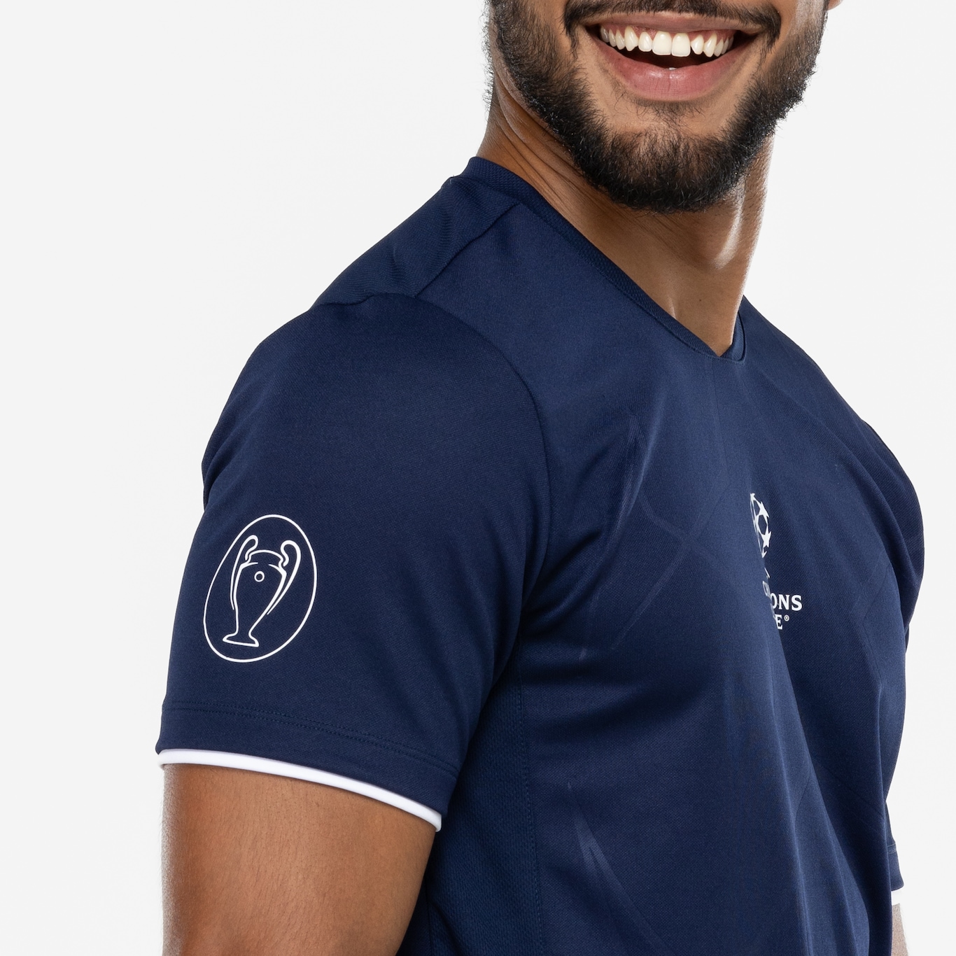 Camiseta UCL UEFA Masculina Perf Premium - Foto 5