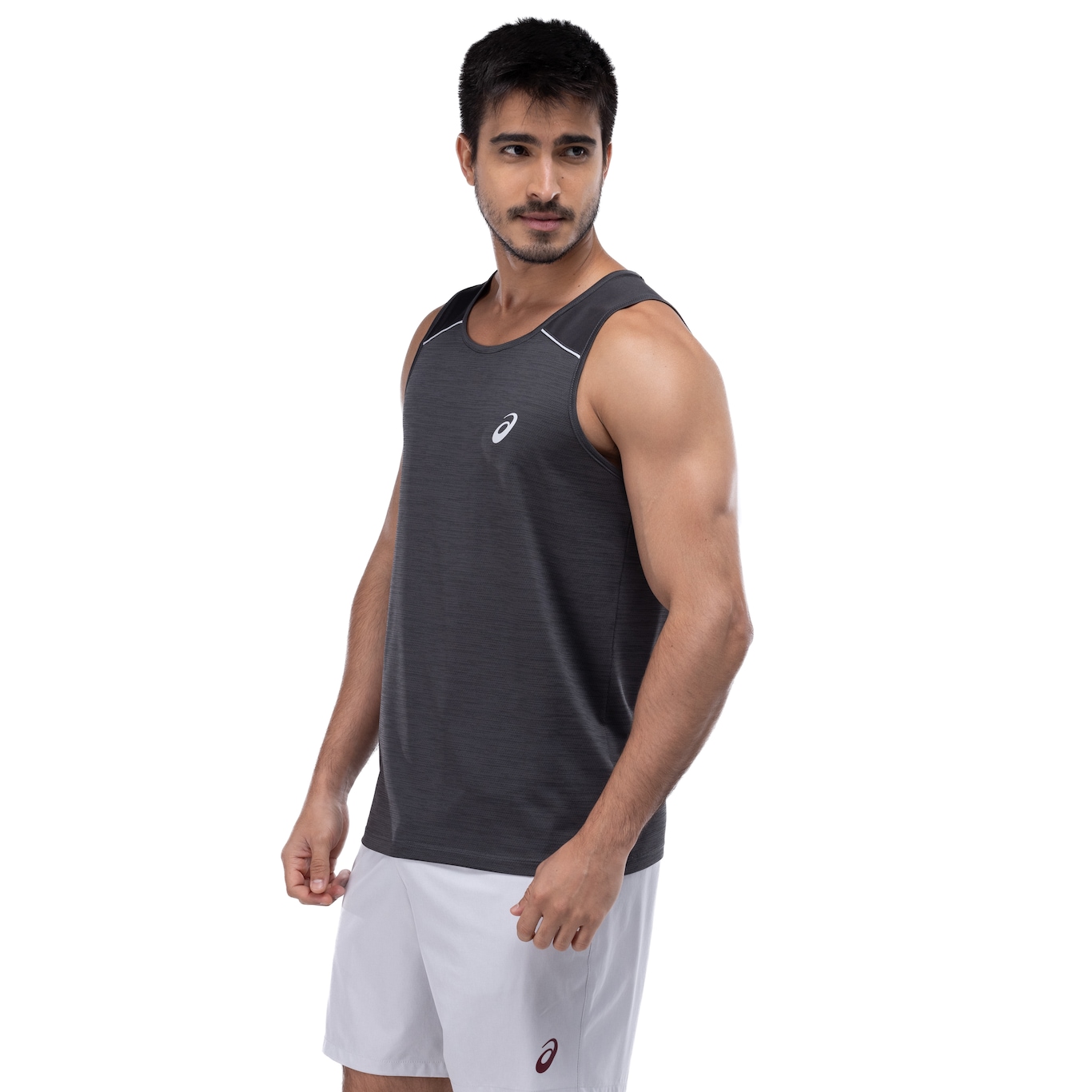 Camiseta Regata Masculina ASICS Leve Mesh Anti Odor - Video 1