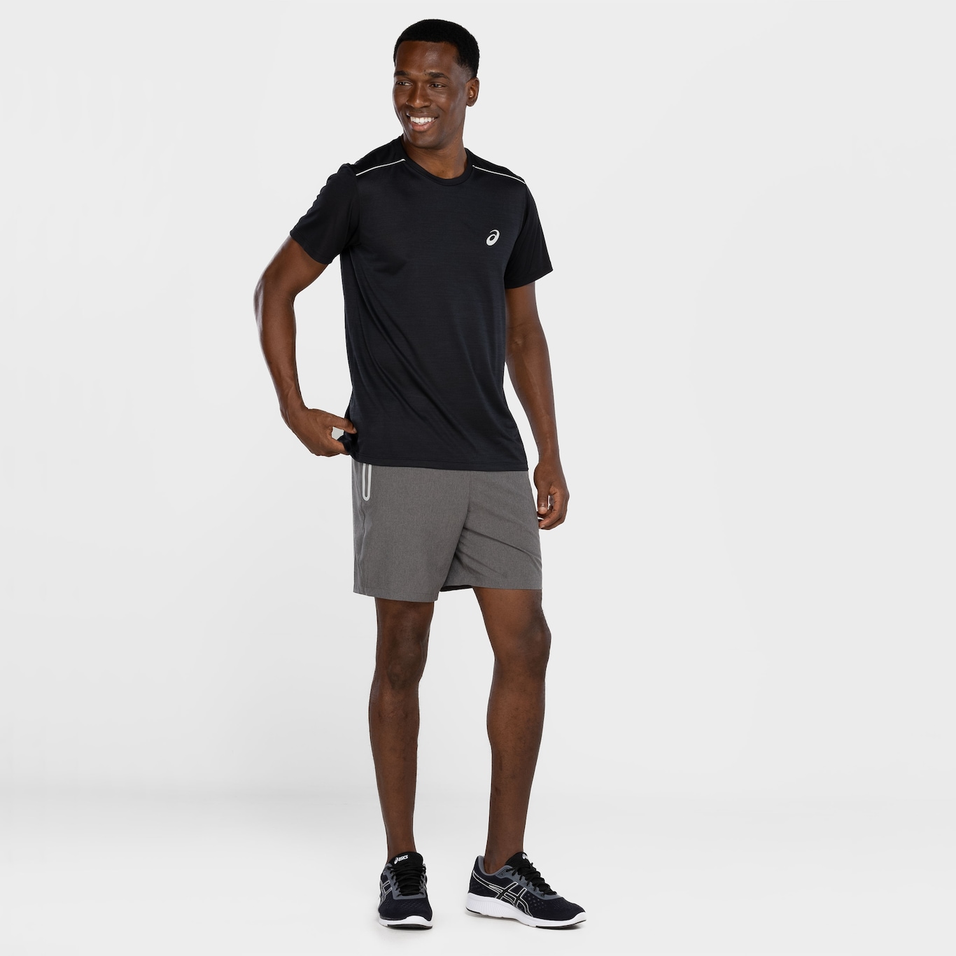 Camiseta Masculina ASICS Manga Curta Leve Mesh Anti Odor - Foto 4