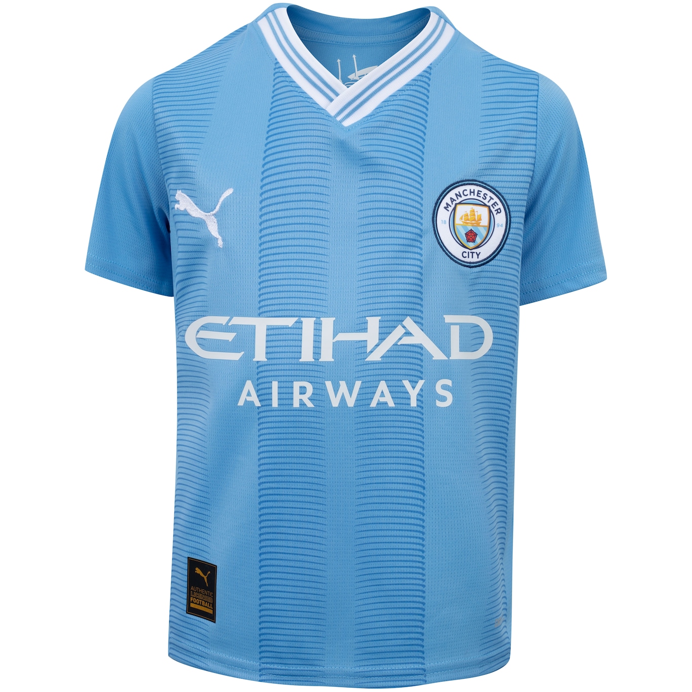Camisa do Manchester City I 23/24 Puma Infantil Torcedor - Foto 1