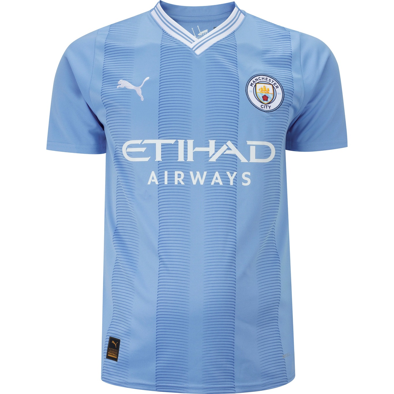 Camisa Manchester City I 23/24 - Jogador Puma Masculino - Azul claro