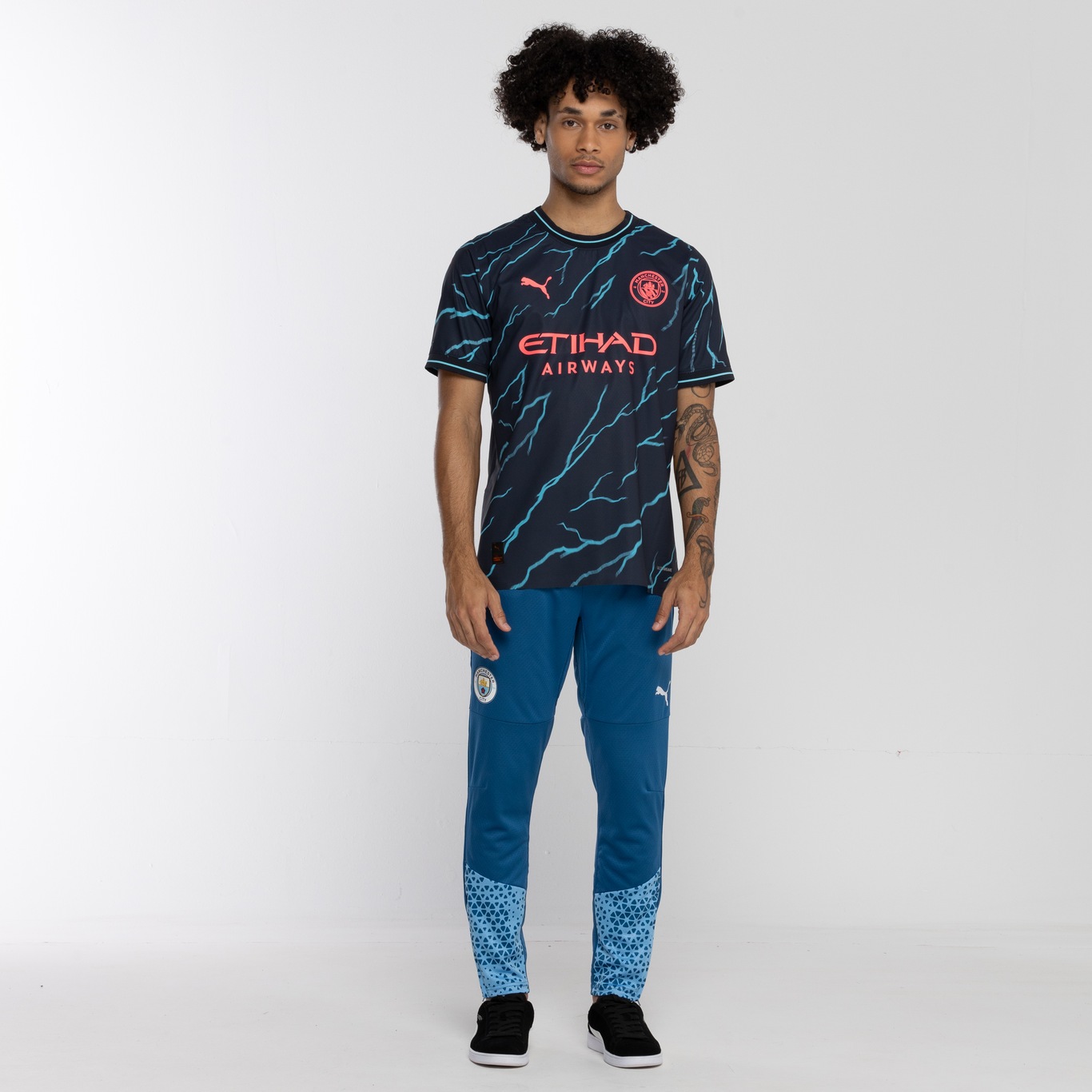 Camisa do Manchester City III 23 Puma Masculina Jogador em