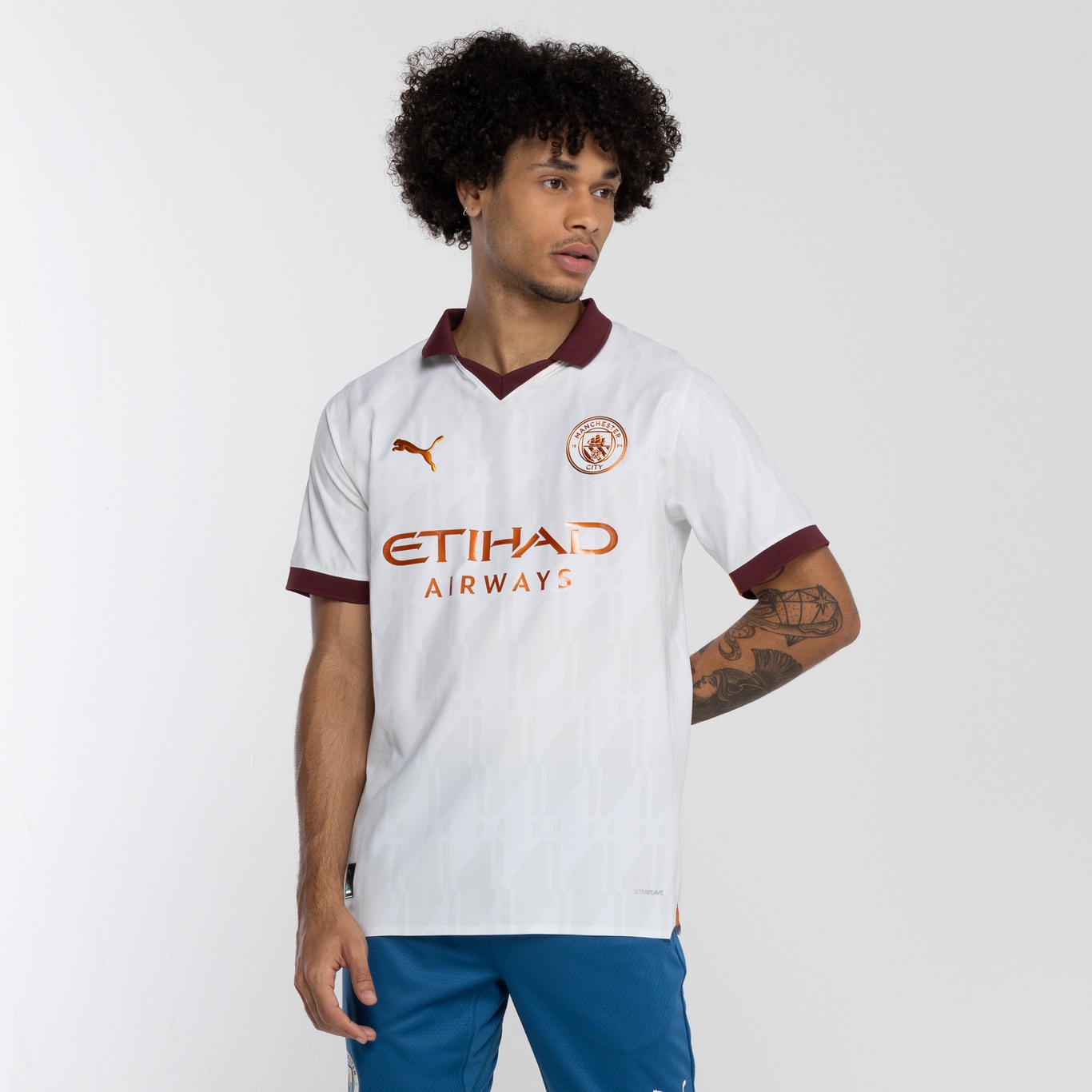 Camisa Manchester City Home 21/22 Jogador Masculina - Frete Grátis