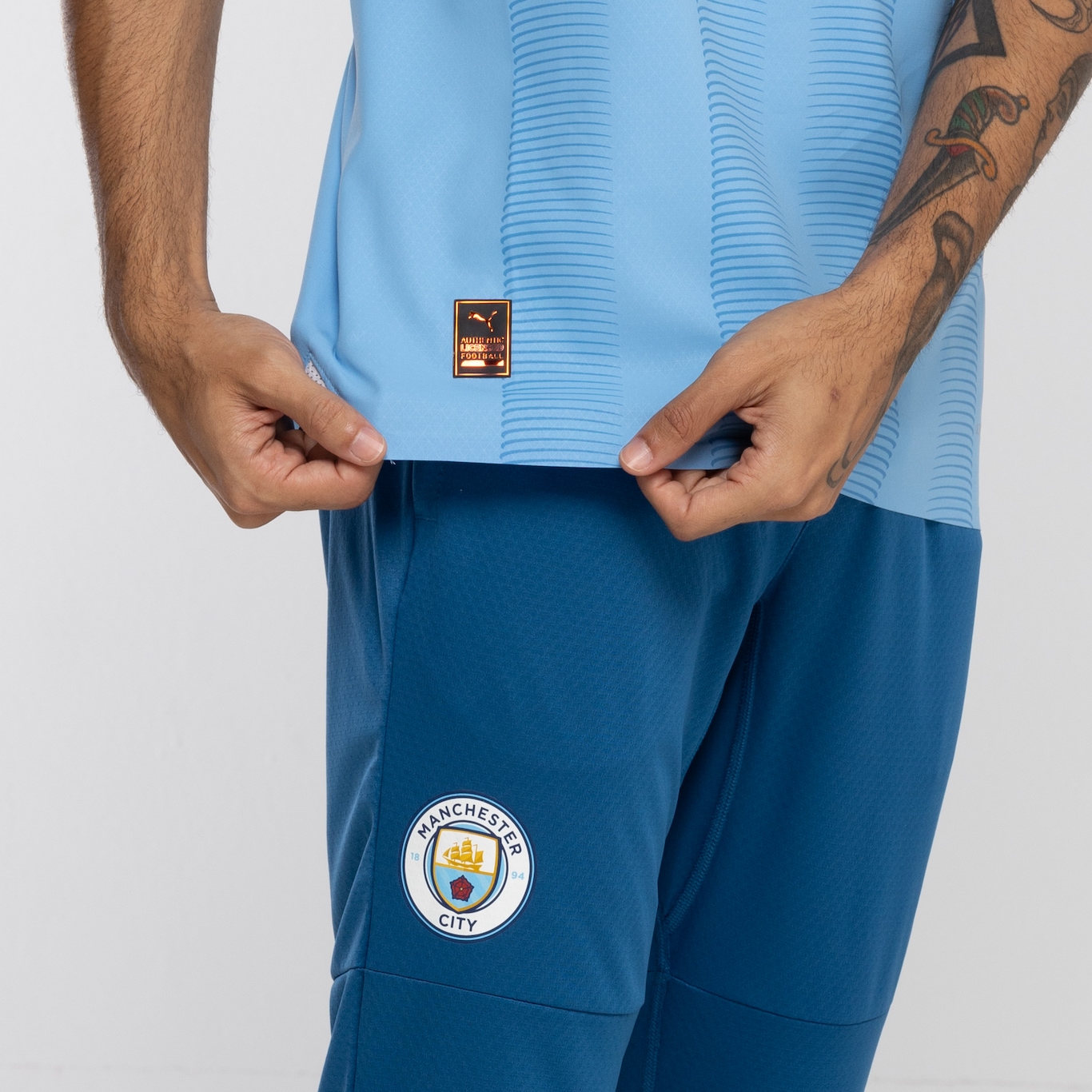 Camisa do Manchester City I 23 Puma Masculina Jogador - Foto 6