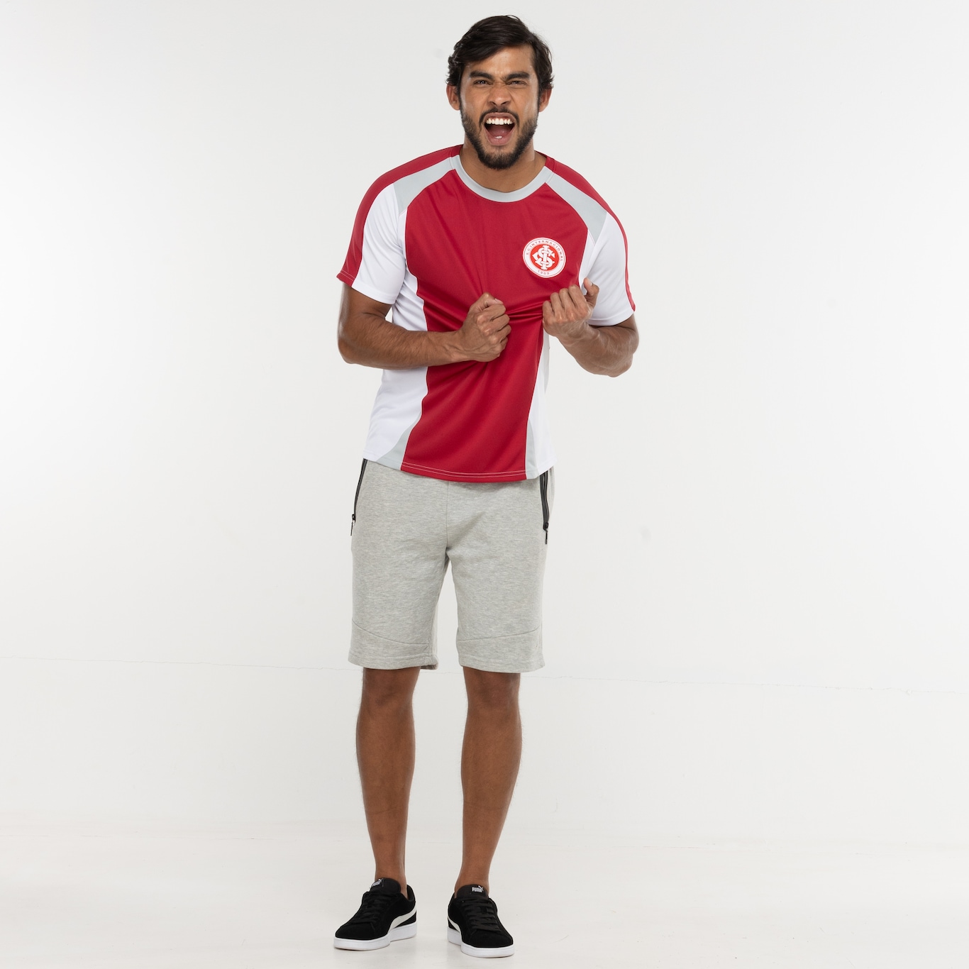 Camiseta do Internacional Xps Masculina Bicolor - Foto 4