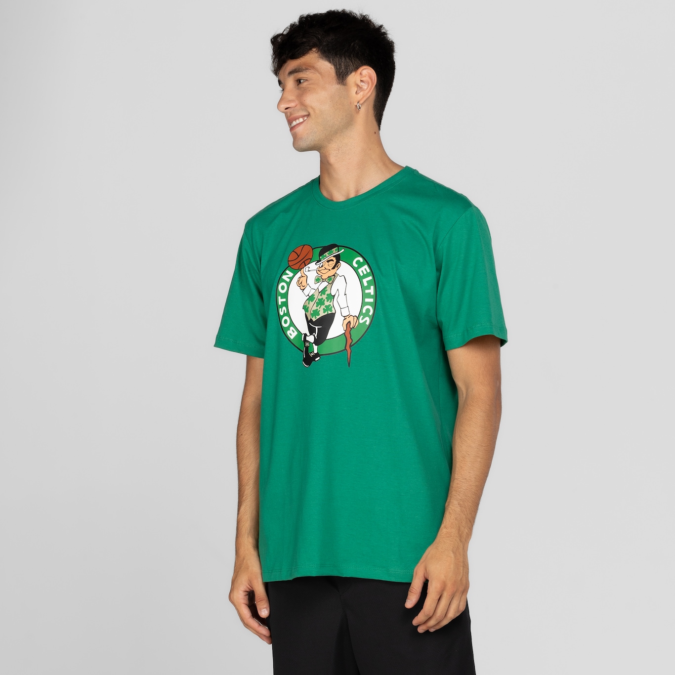 Camiseta Boston Celtics Masculina NBA Manga Curta Transfer - Foto 5