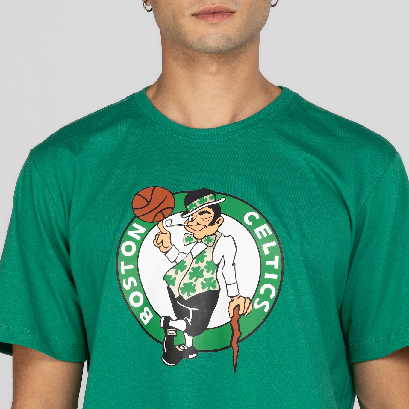 Camiseta Boston Celtics Masculina NBA Manga Curta Transfer - Foto 6