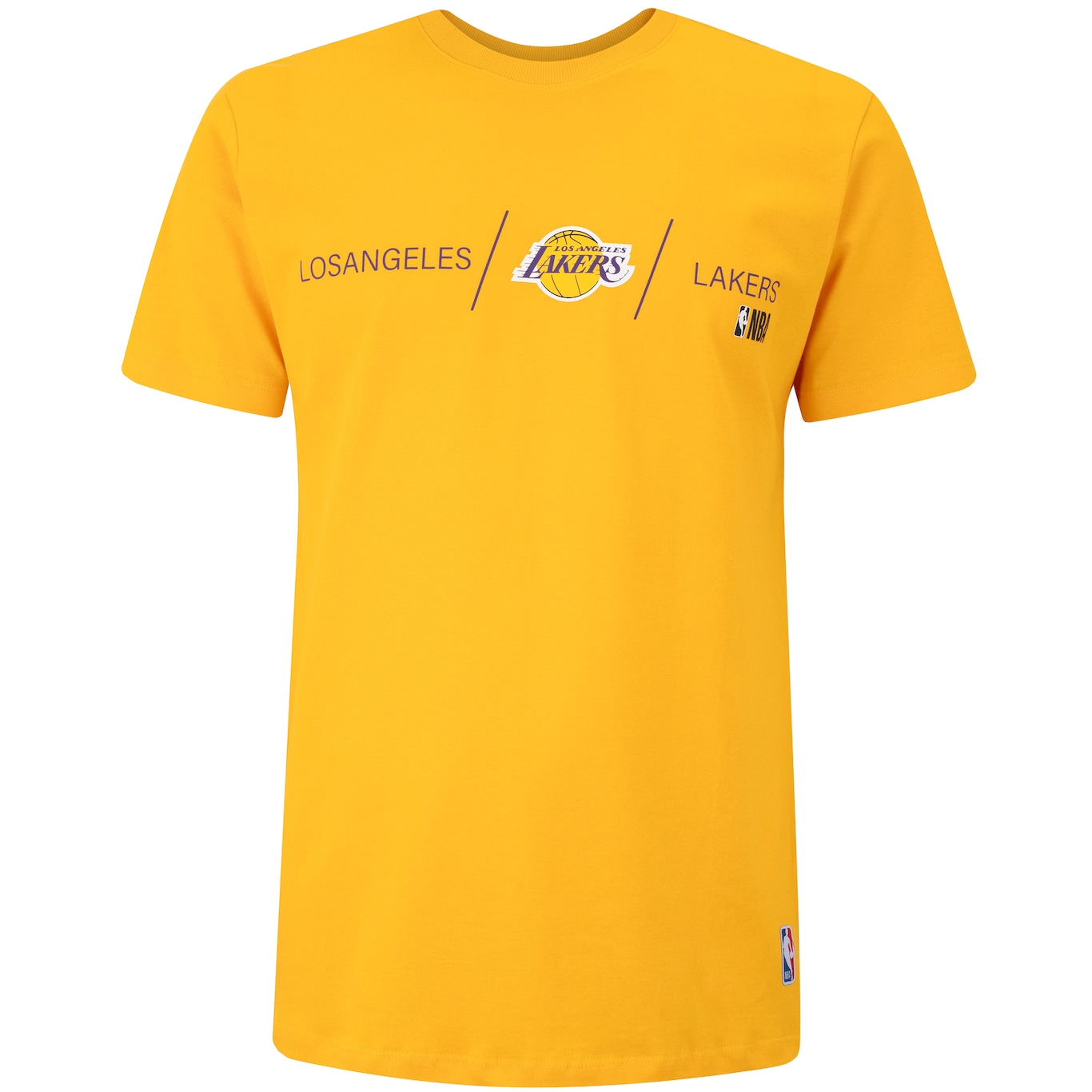 Camiseta do Los Angeles Lakers NBA Masculina Basic Logo - Foto 5