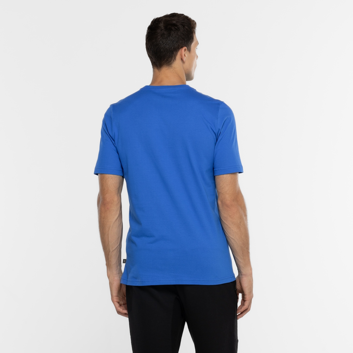 Camiseta Puma Masculina Manga Curta Essentials Logo Tee - Foto 3