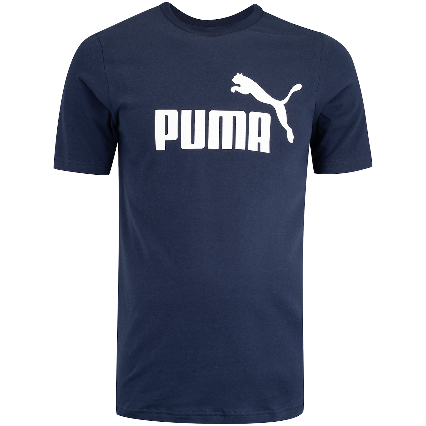 Camiseta Puma Masculina Manga Curta Essentials Logo Tee - Foto 1