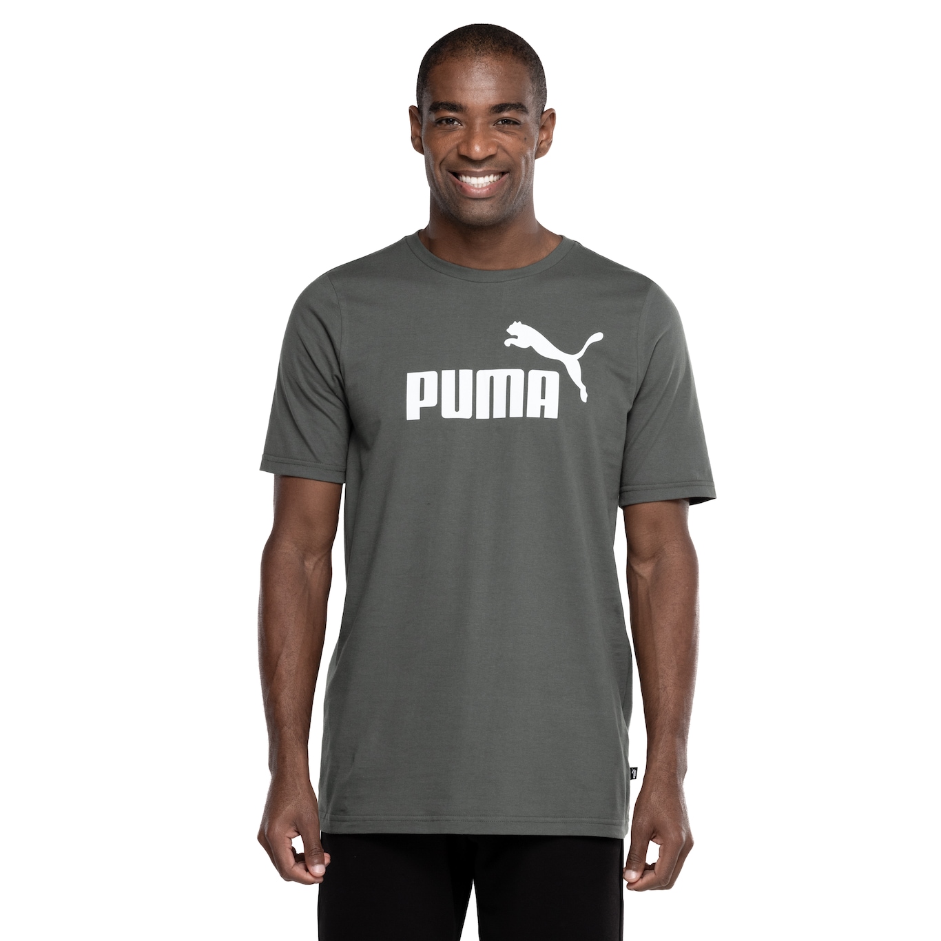 Camiseta Puma Masculina Manga Curta Essentials Logo Tee - Video 1