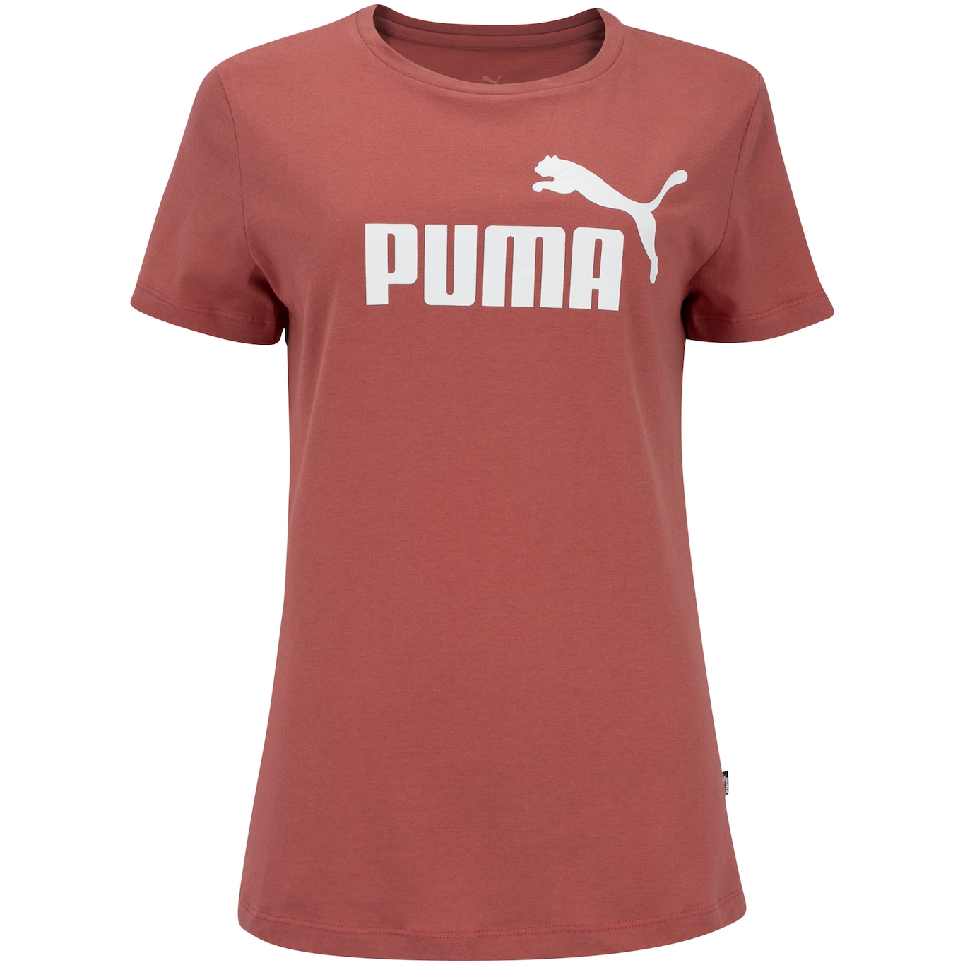 Camiseta Feminina Puma Manga Curta Essentials Logo Tee - Foto 6