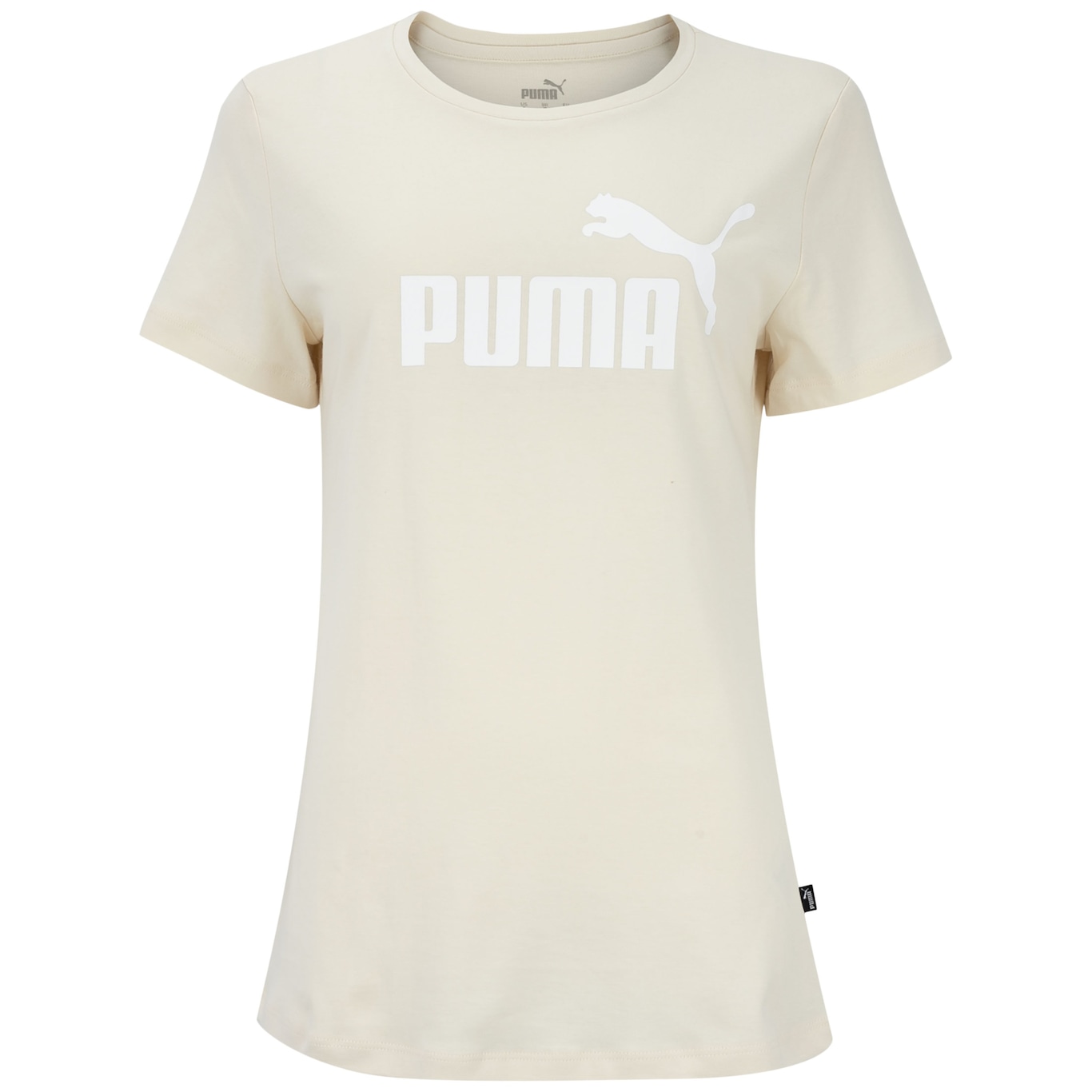 Camiseta Feminina Puma Manga Curta Essentials Logo Tee - Foto 6