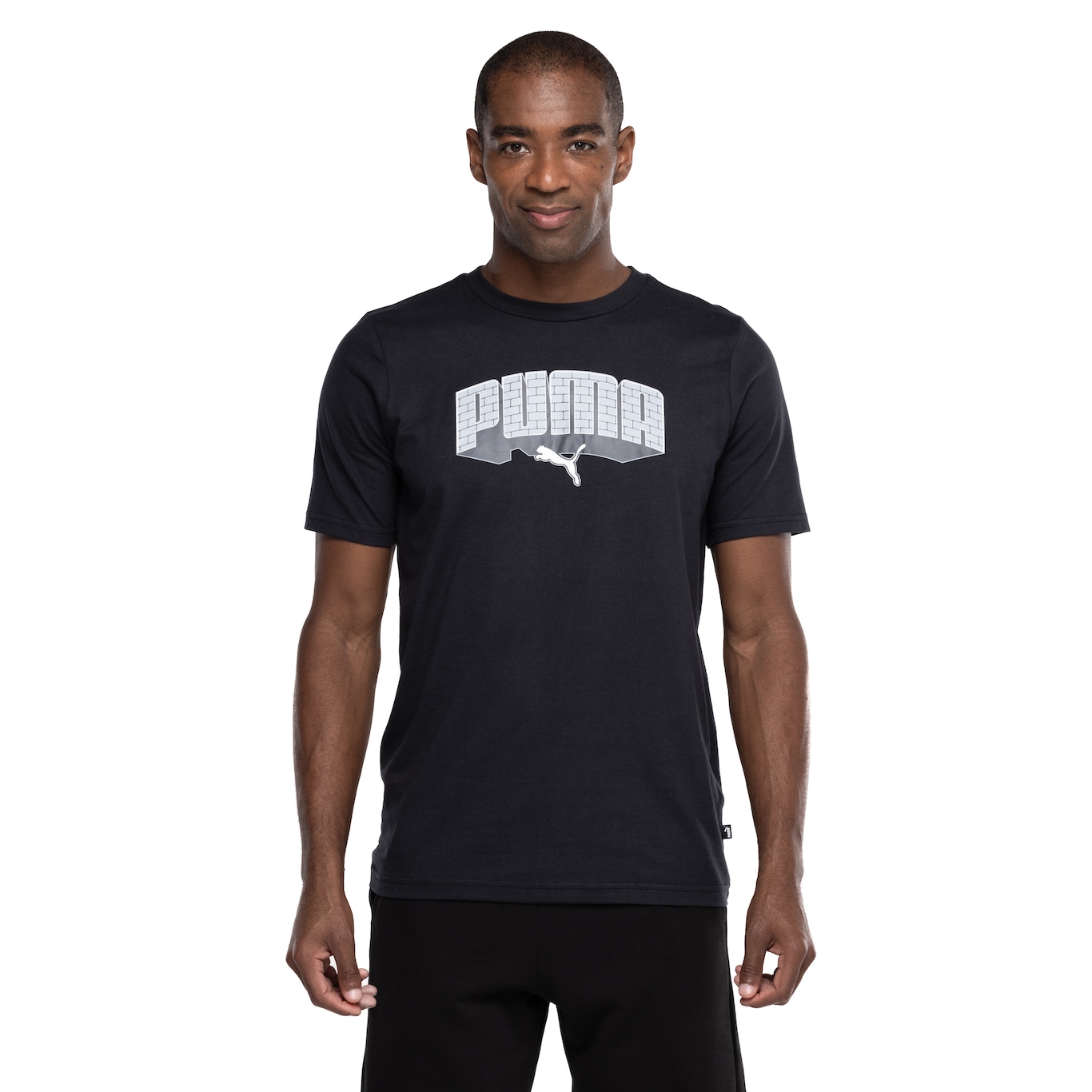 Camiseta Masculina Puma Manga Curta Graphics Hip Hop - Video 1