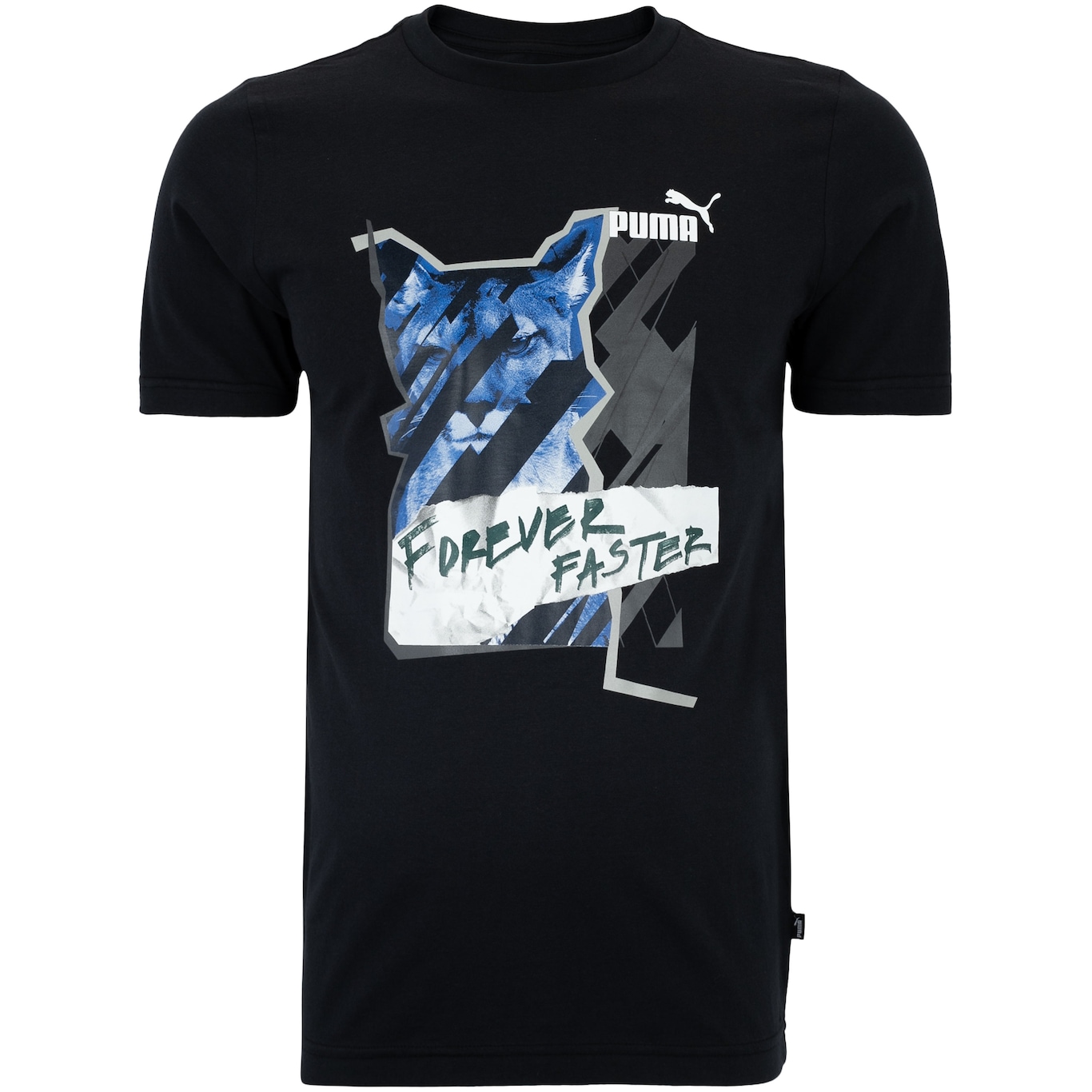 Camiseta Masculina Puma Manga Curta Graphics Photoprint - Foto 5