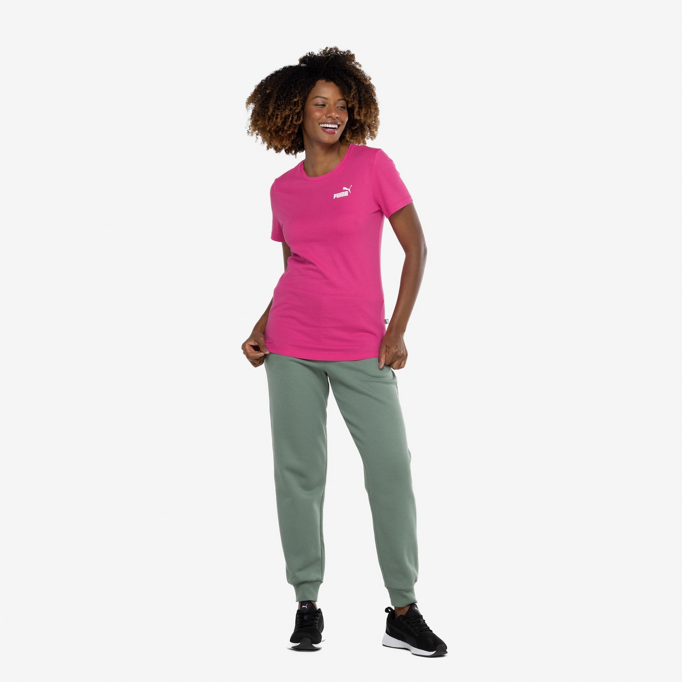 Camiseta Puma Ess Small Logo Tee Fem - Foto 4