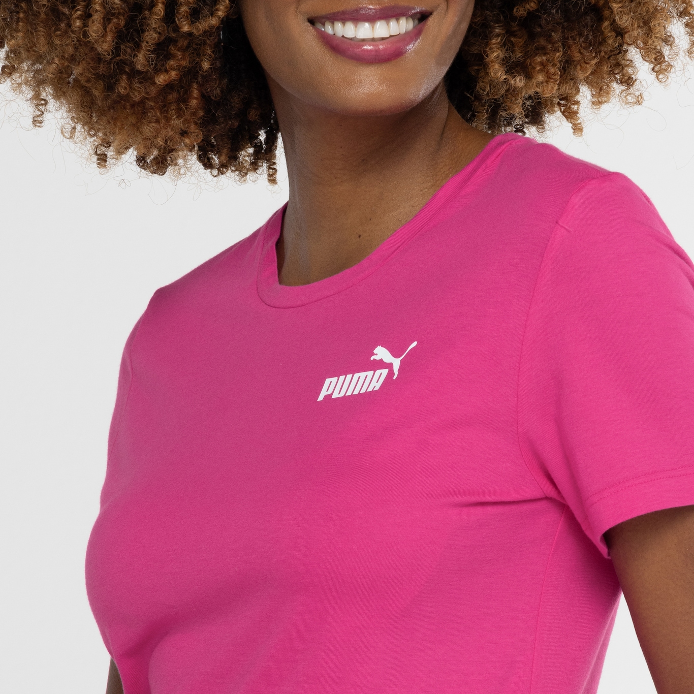 Camiseta Puma Ess Small Logo Tee Fem - Foto 5