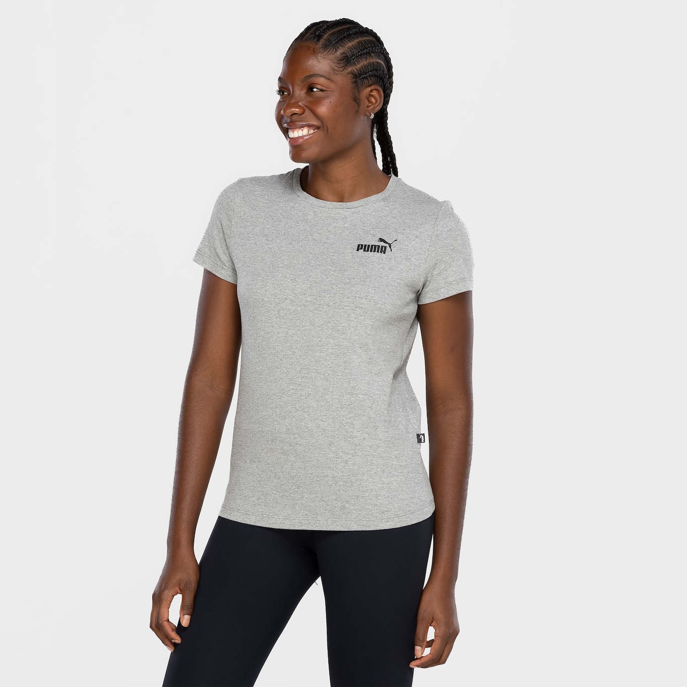 Camiseta Puma Ess Small Logo Tee Fem - Foto 5