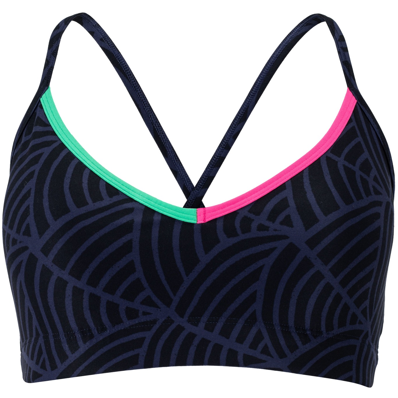 Top Fitness com Bojo Puma Baixa Sustentação Lemlem Low Impact BRA - Adulto - Foto 6