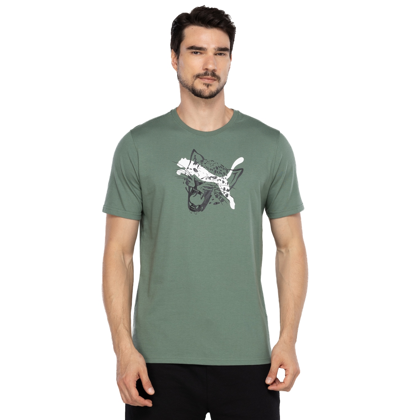 Camiseta Masculina Puma Training Cat Tee - Video 1