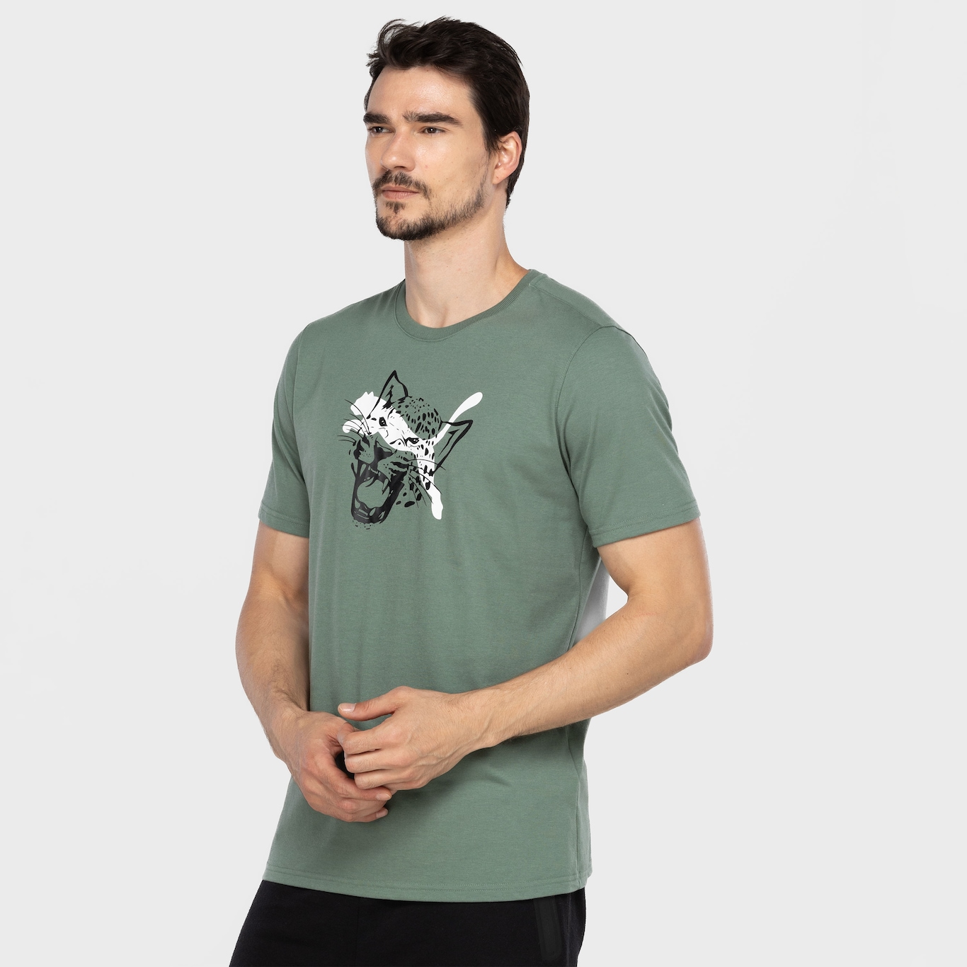 Camiseta Masculina Puma Training Cat Tee - Foto 5