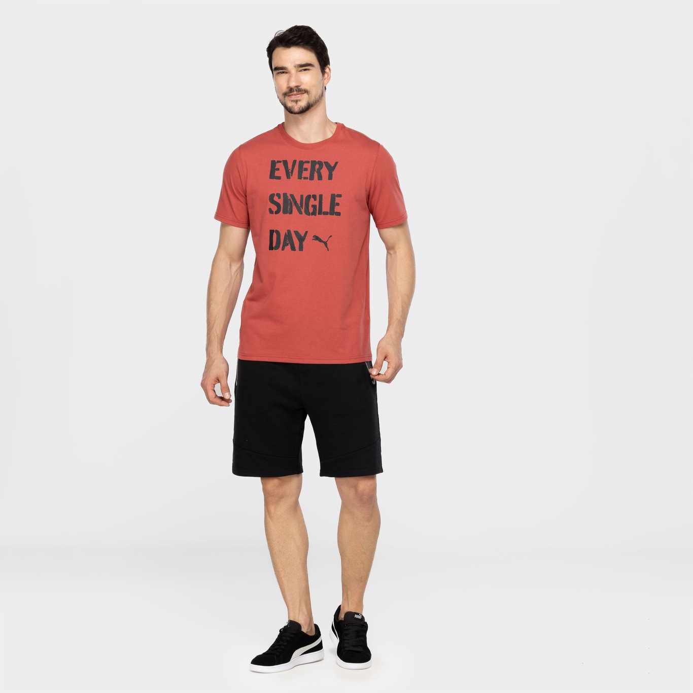 Camiseta Masculina Puma Training Slogan Tee - Foto 4