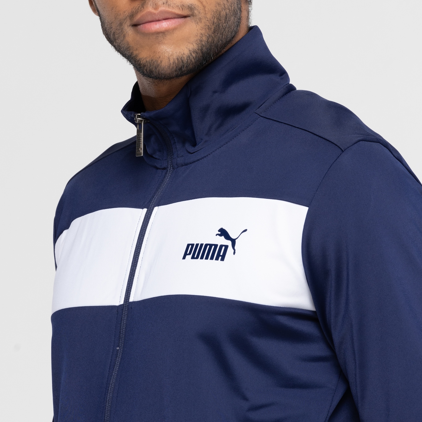 Conjunto de Agasalho Masculino Puma Poly Suit - Foto 6