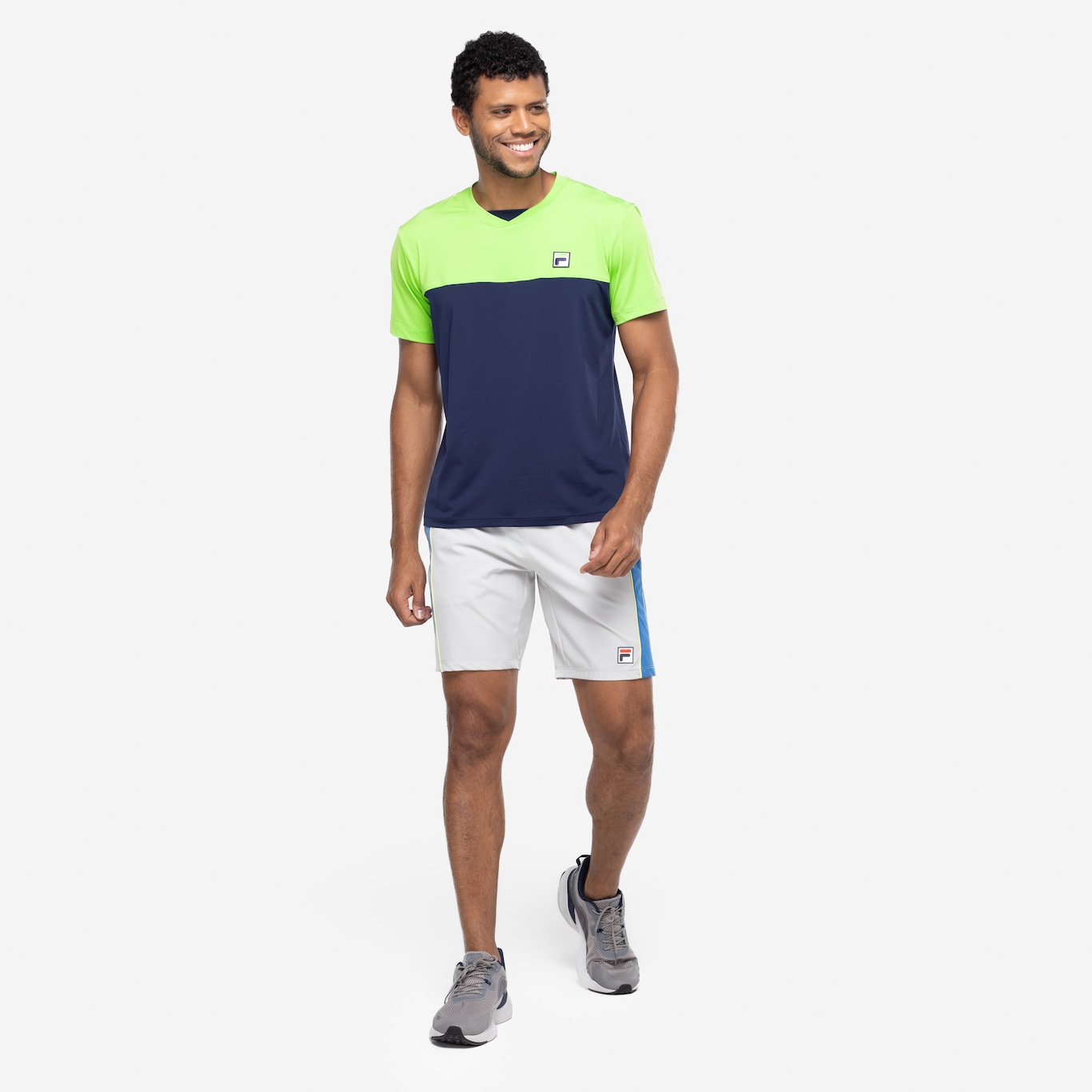 Camiseta Masculina Fila Manga Curta Block - Foto 4