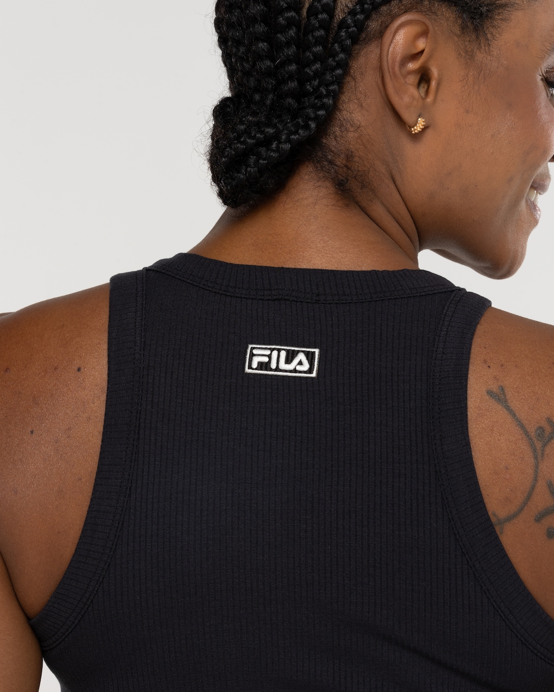 Camiseta Regata Feminina Fila Essential Rib - Foto 6